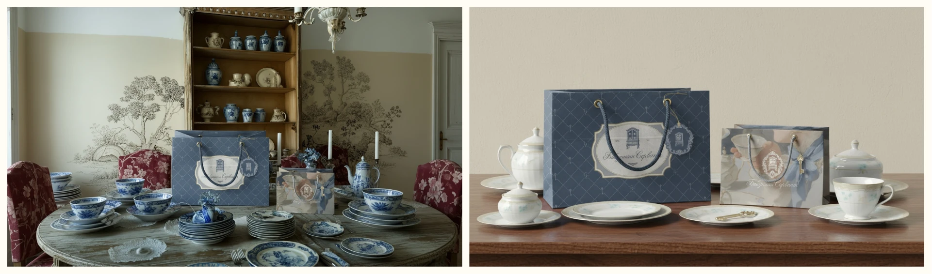 Айдентика для магазина винтажной посуды — Изображение №8 — Брендинг на Dprofile