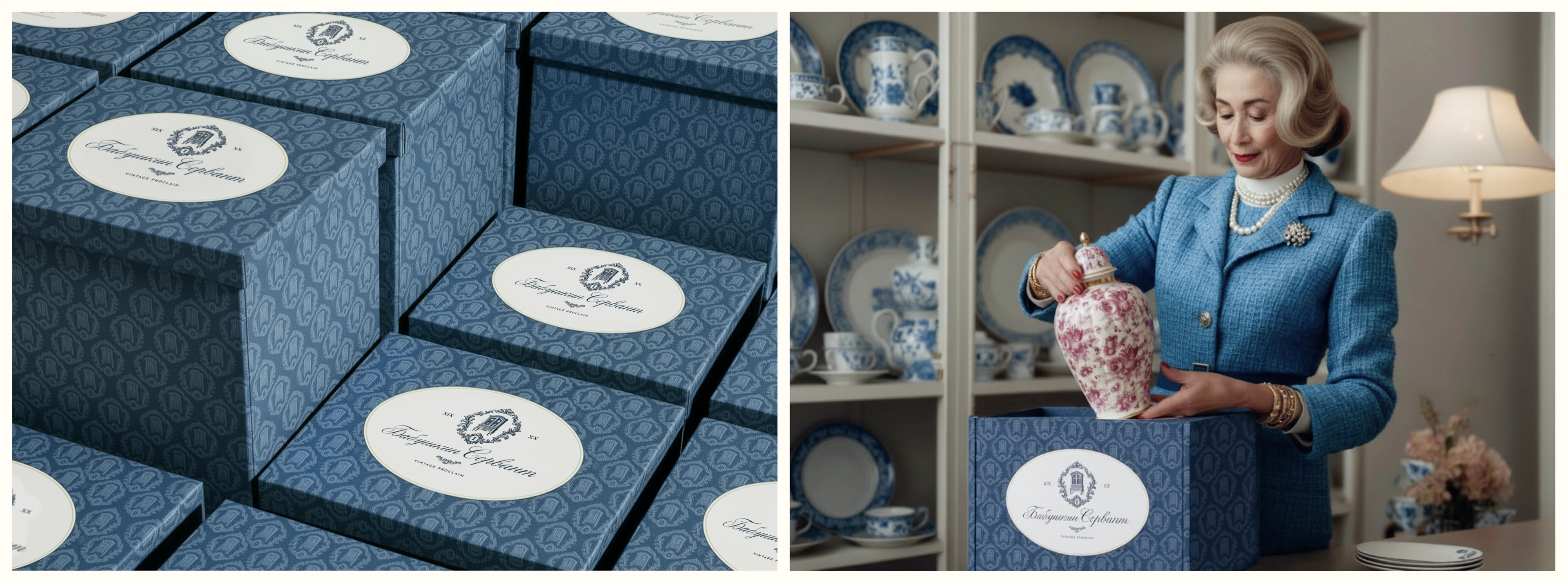 Айдентика для магазина винтажной посуды — Изображение №5 — Брендинг на Dprofile