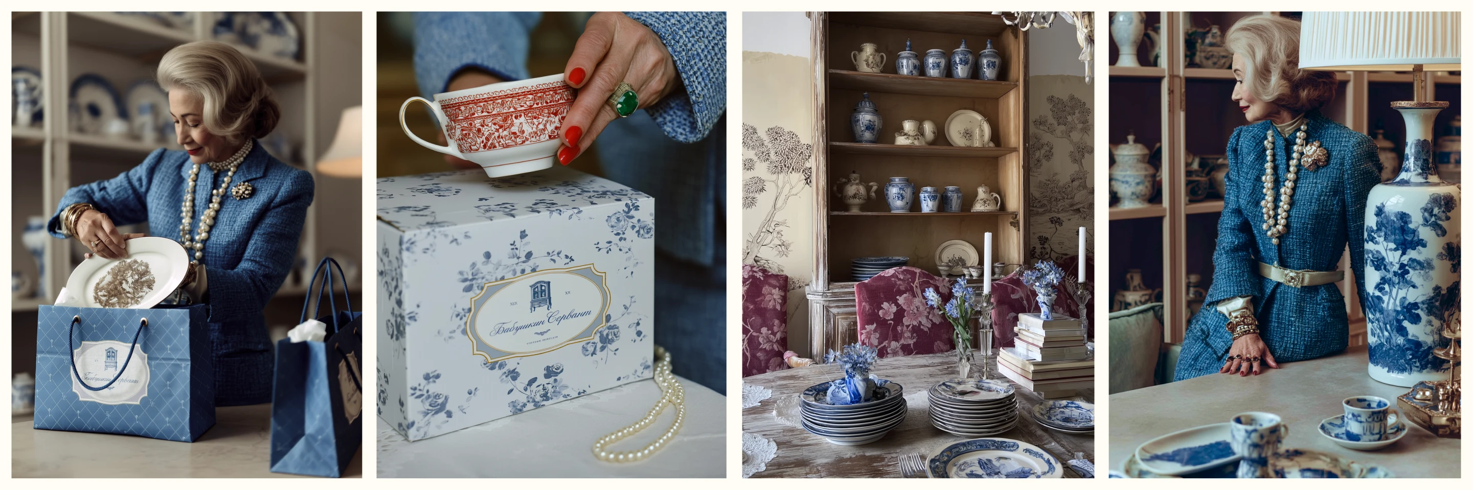 Айдентика для магазина винтажной посуды — Изображение №16 — Брендинг на Dprofile