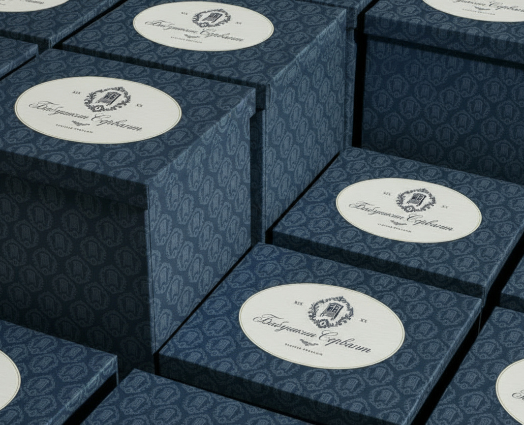 Айдентика для магазина винтажной посуды — Брендинг на Dprofile