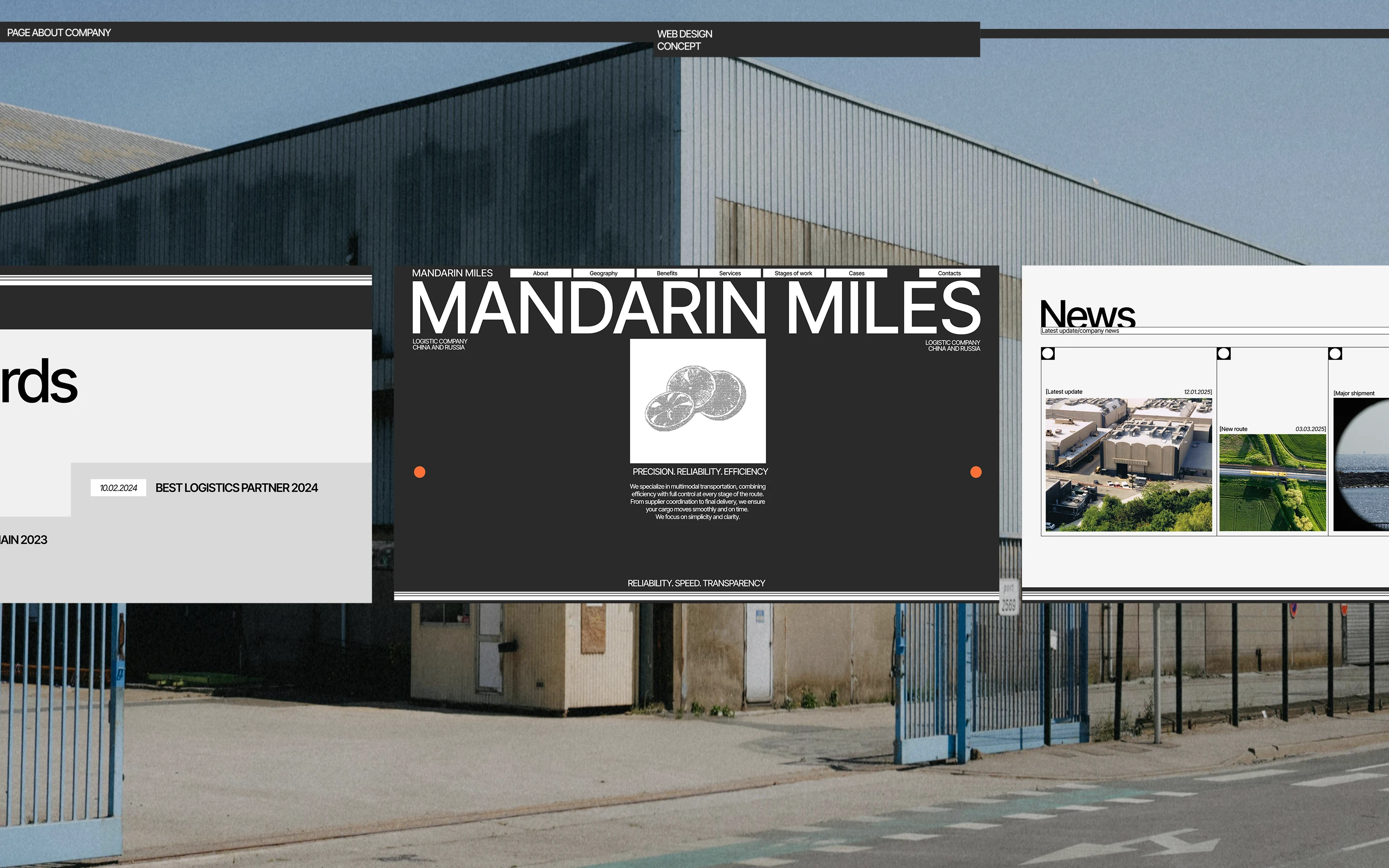 Mandarin Miles | Logistic company — Изображение №11 — Интерфейсы, Брендинг на Dprofile
