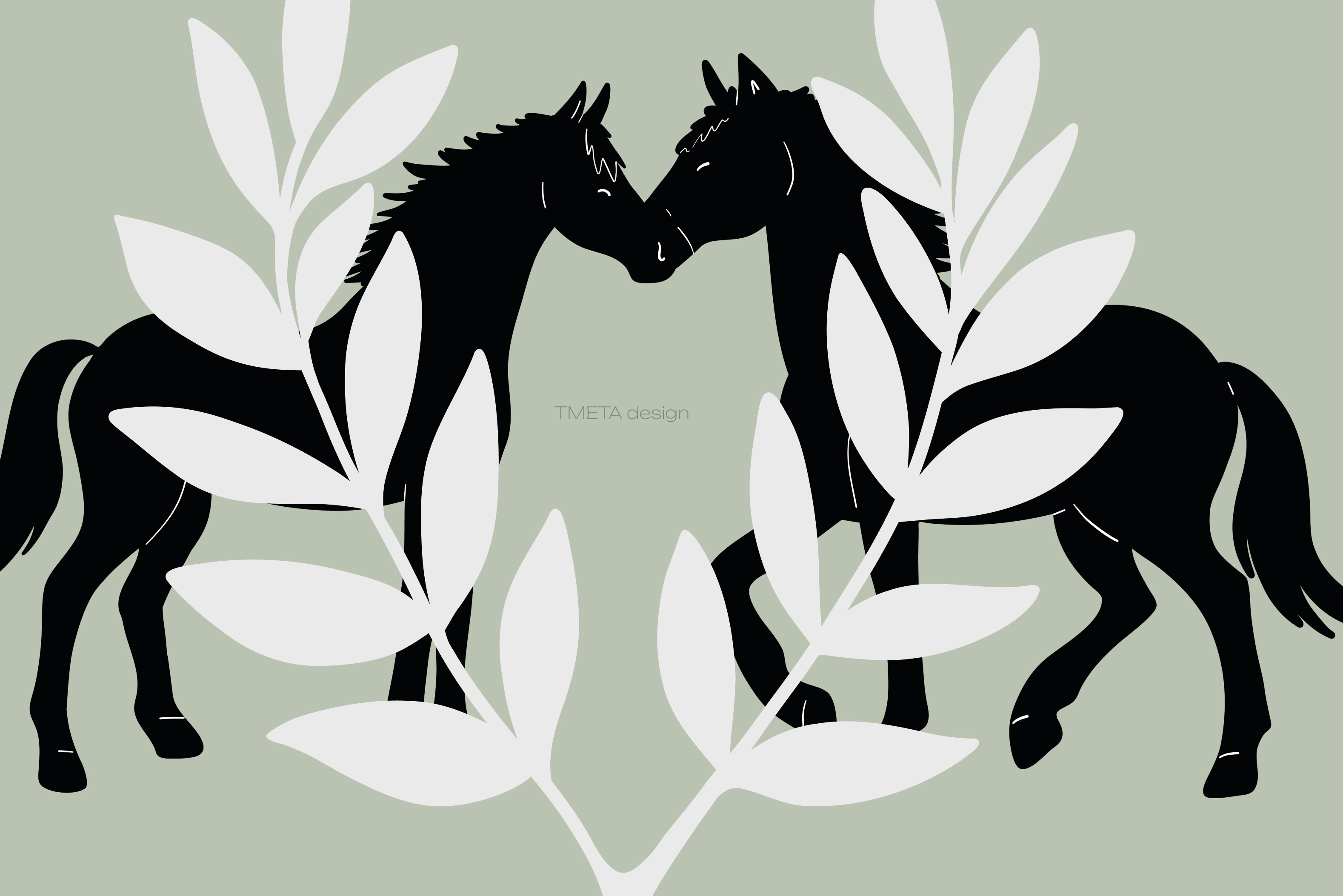 Noble Equine | Эстетика конных клубов | Векторная иллюстрация — Изображение №5 — Брендинг на Dprofile