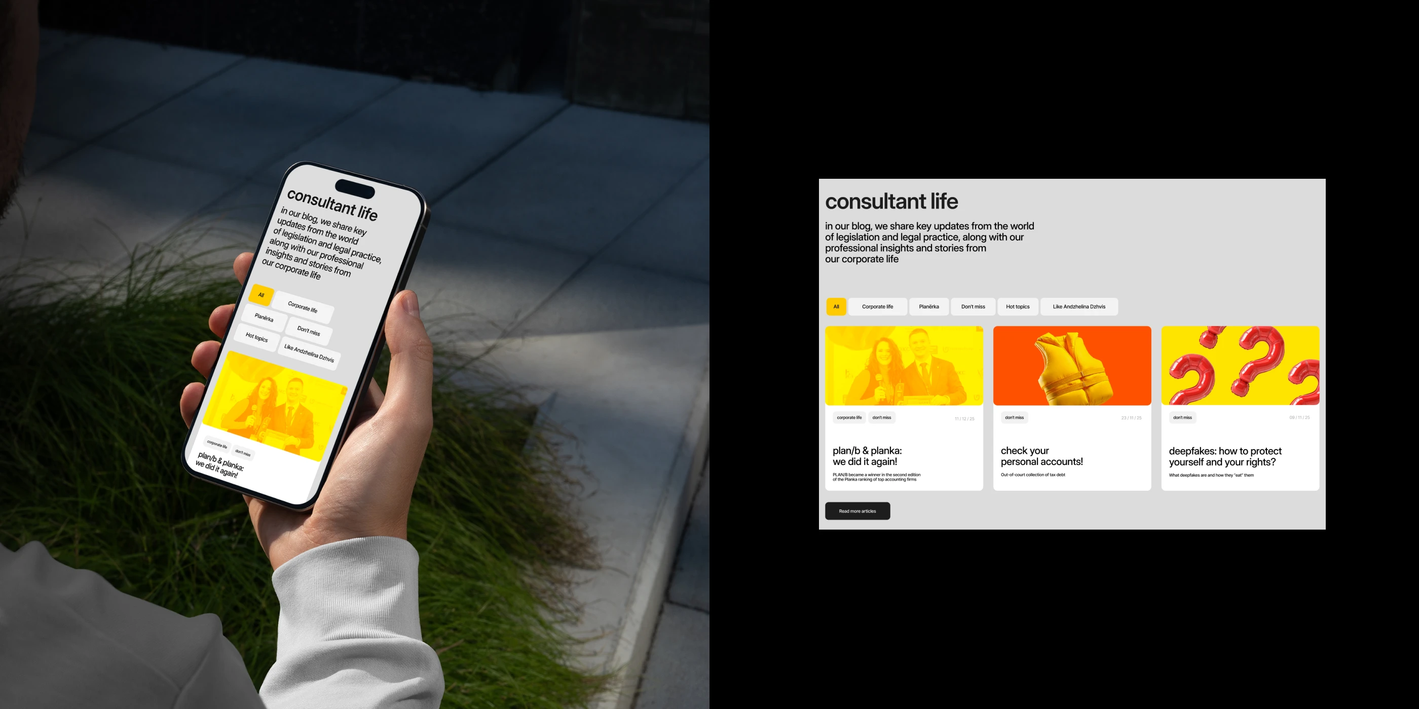 Plan B | Design for law–tax–finance team — Изображение №5 — Интерфейсы, Брендинг на Dprofile