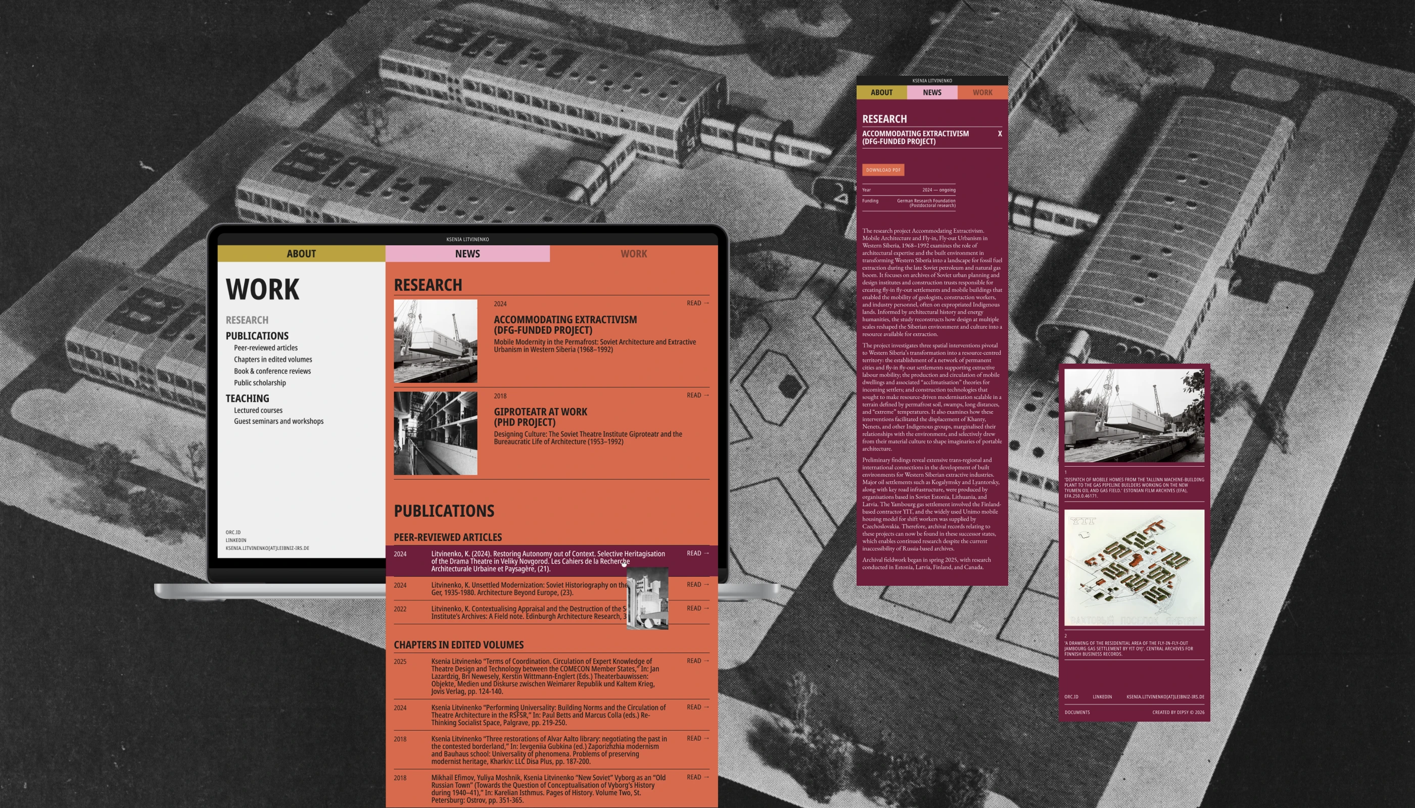 Ksenia Litvinenko, PhD | Minimal Archive Portfolio — Изображение №5 — Интерфейсы, Брендинг на Dprofile