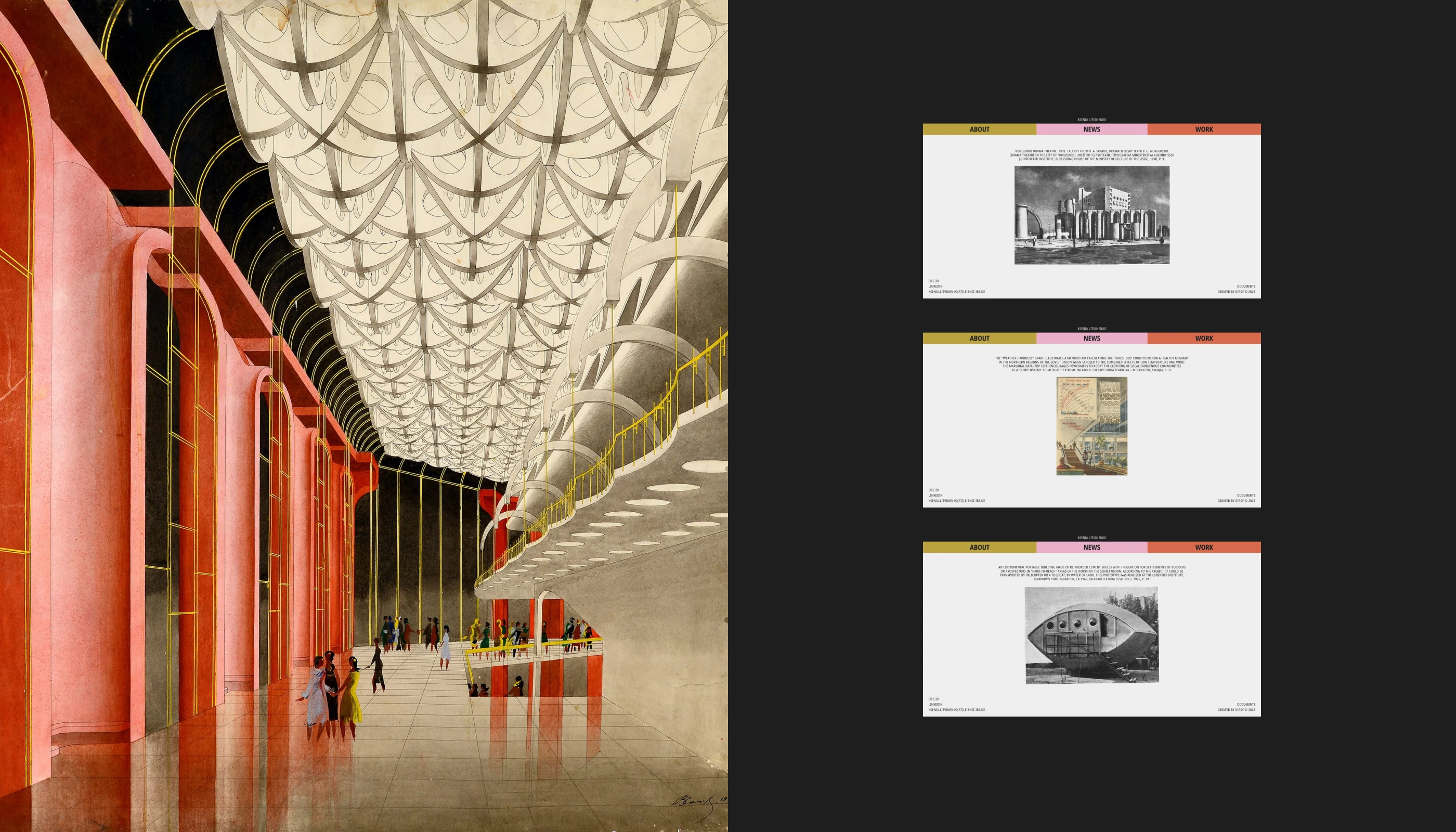 Ksenia Litvinenko, PhD | Minimal Archive Portfolio — Изображение №2 — Интерфейсы, Брендинг на Dprofile