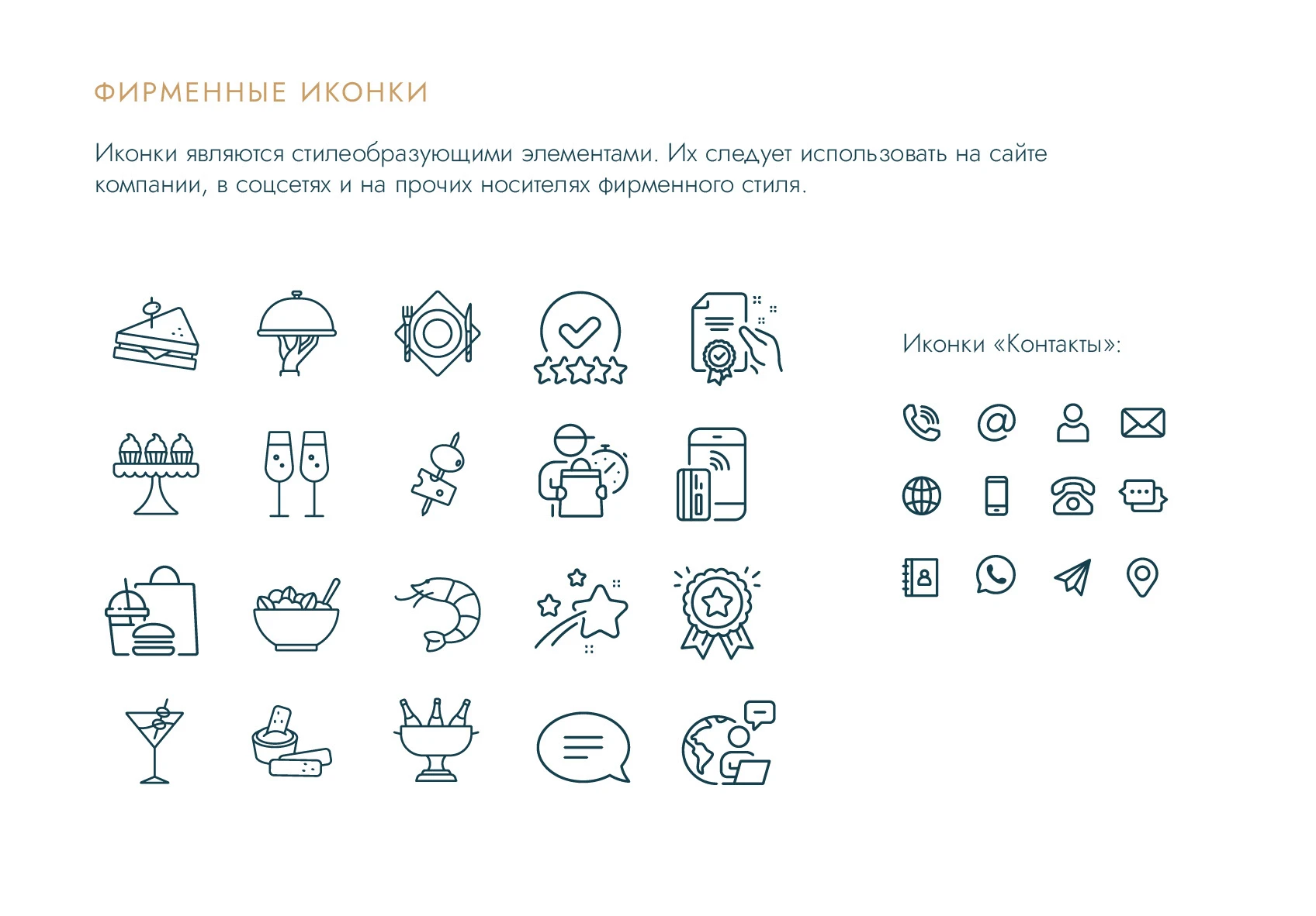 БРЕНДБУК для РЕСТОРАНА (Платформа, Логотип, Айдентика) — Изображение №28 — Брендинг, Графика на Dprofile