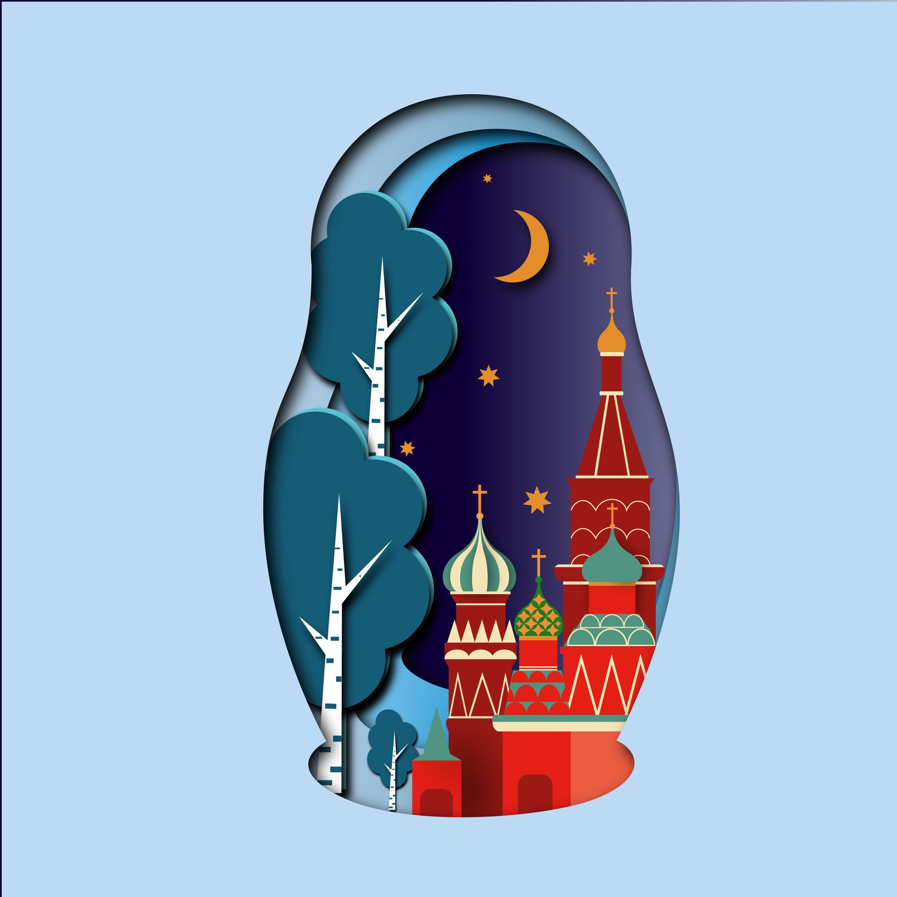 Papercut style merch — Изображение №1 — Брендинг, Графика на Dprofile