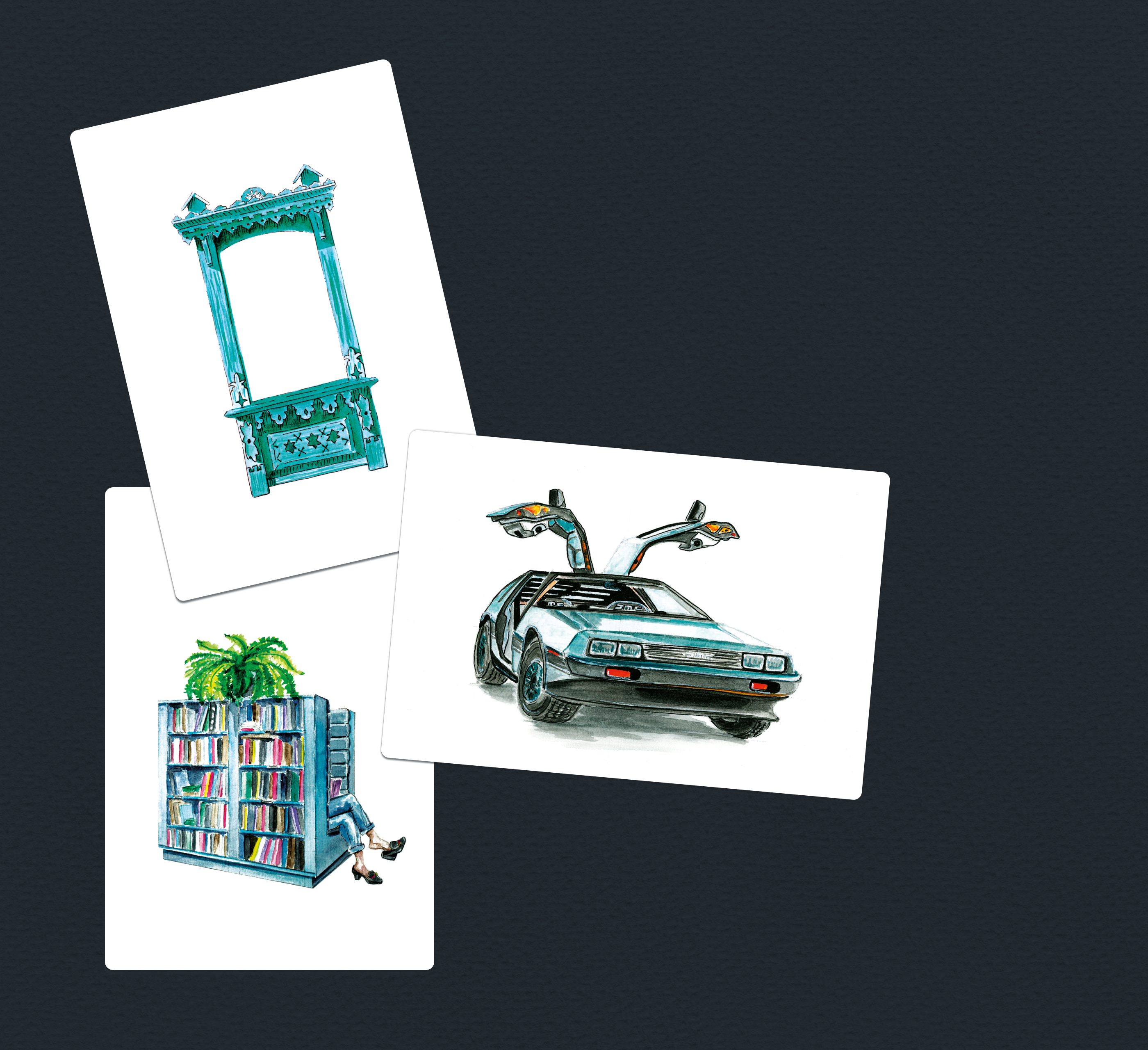 Акварельные открытки — Изображение №3 — Иллюстрация, Графика на Dprofile