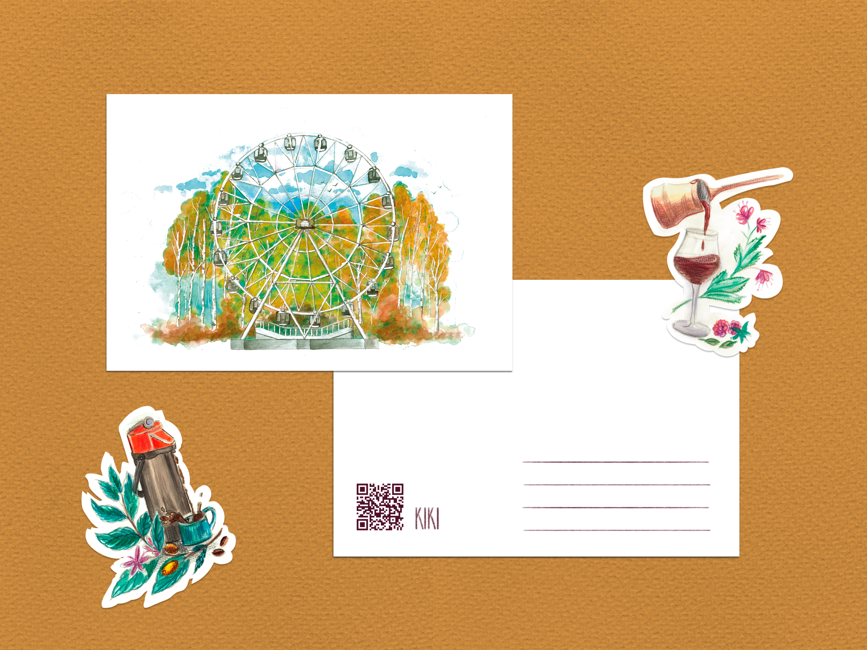 Акварельные открытки — Изображение №6 — Иллюстрация, Графика на Dprofile