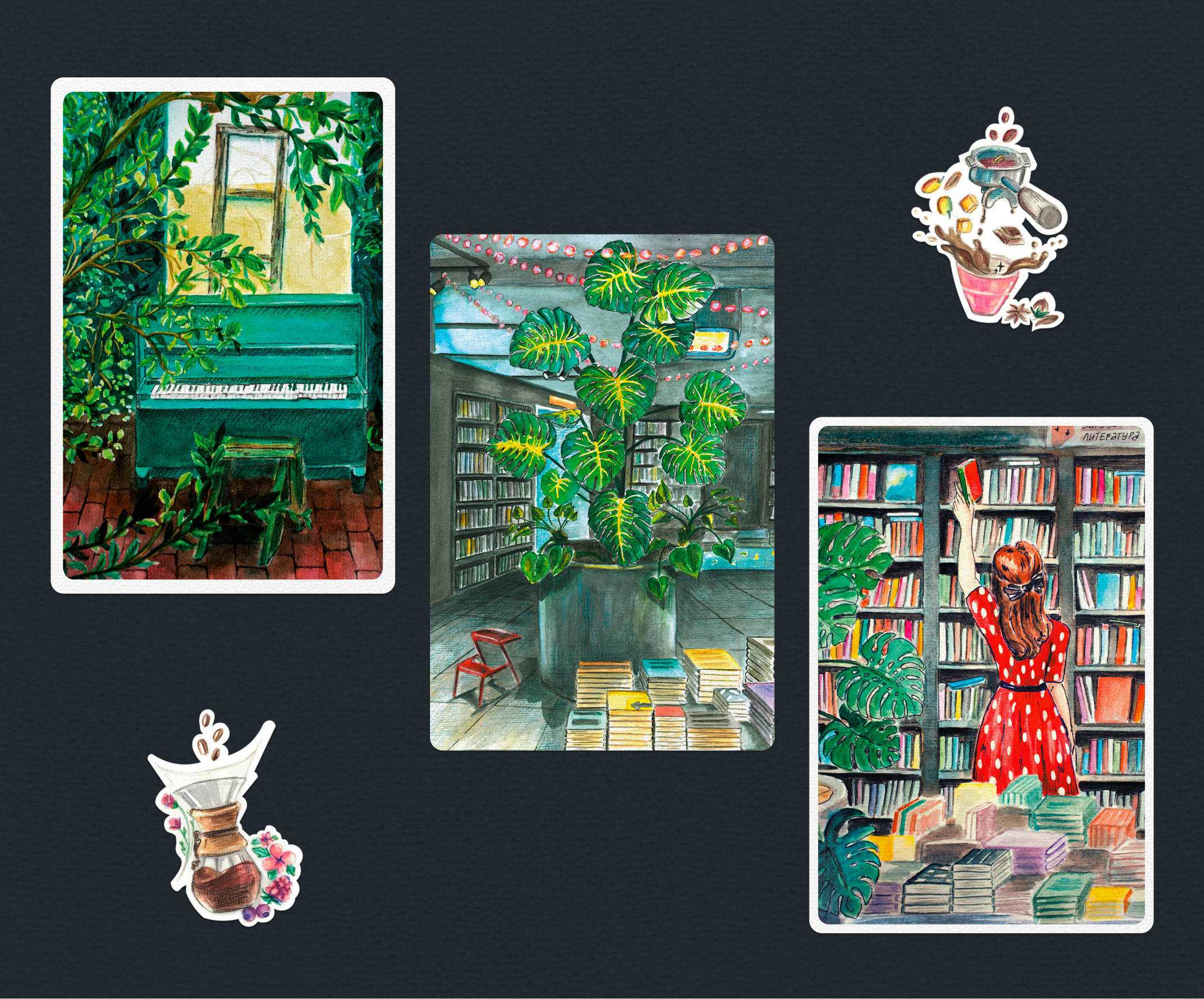 Акварельные открытки — Изображение №8 — Иллюстрация, Графика на Dprofile