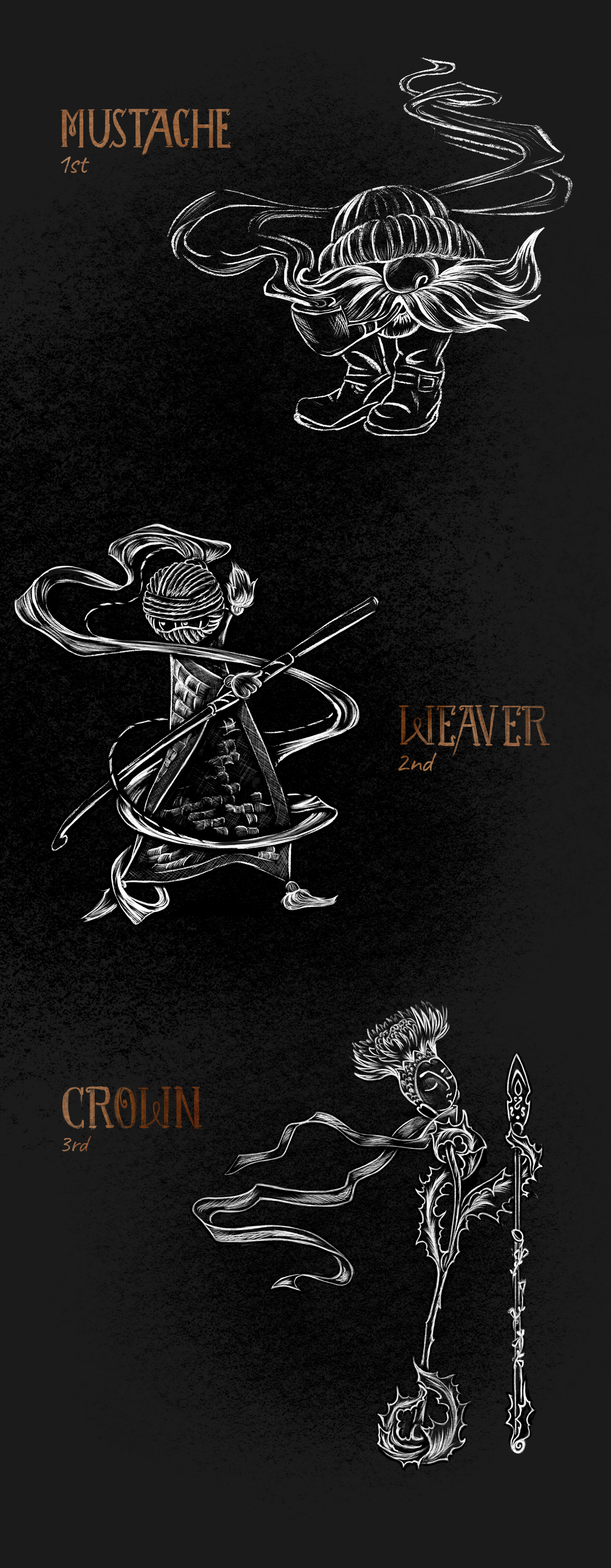 Inktober 2025 Character development — Изображение №2 — Иллюстрация, Графика на Dprofile