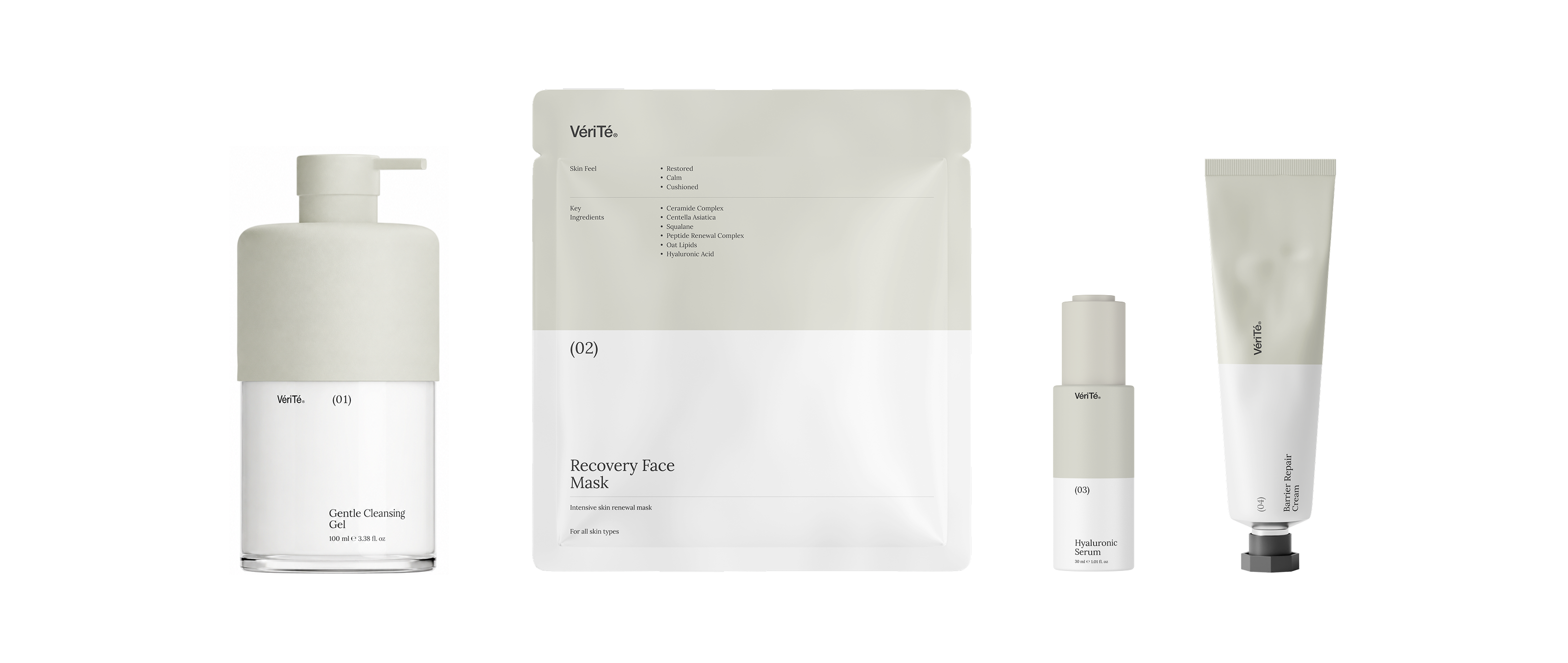 Véri Té — Skincare Brand Identity — Изображение №6 — Брендинг, Графика на Dprofile