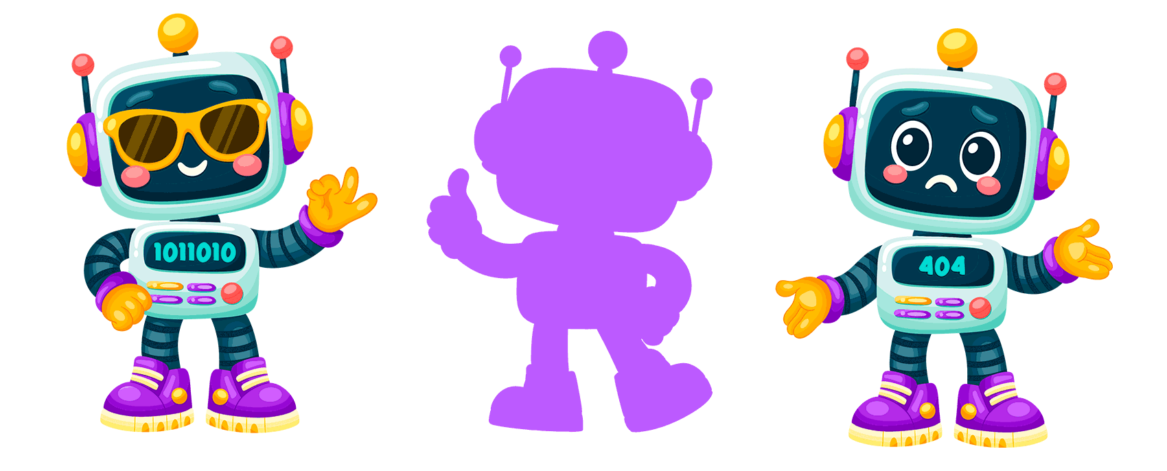 Маскот & Стикеры для IT-Школы — Изображение №3 — Иллюстрация, Графика на Dprofile