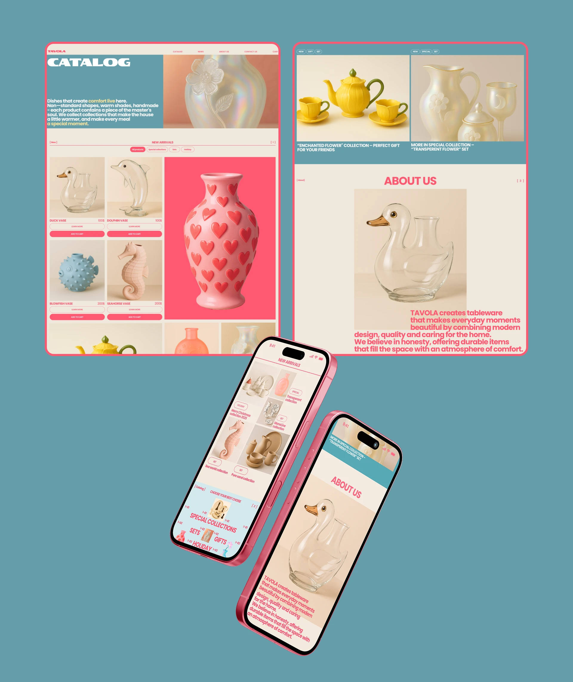 TAVOLA – website design — Изображение №6 — Интерфейсы на Dprofile