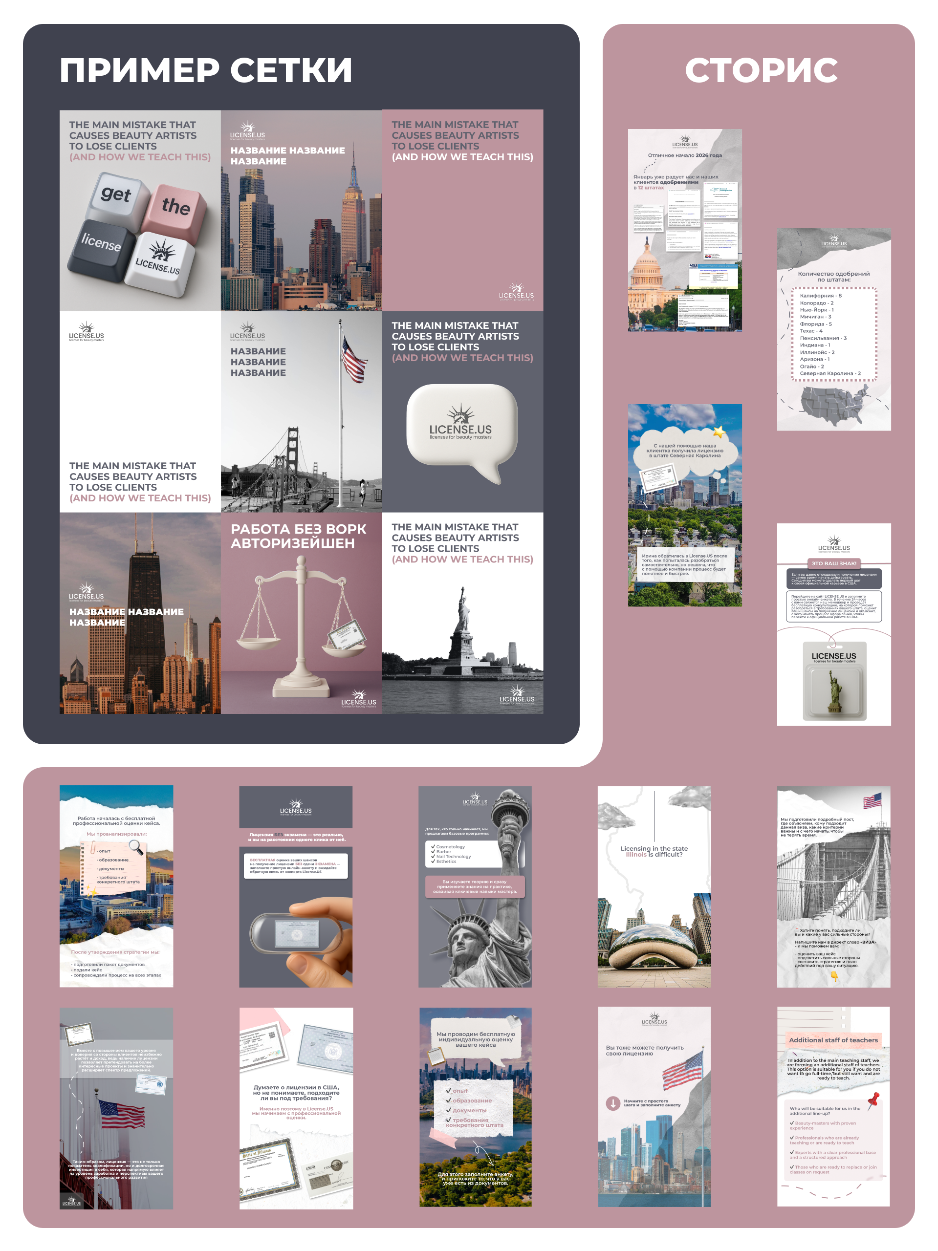Оформление соцсетей консалтинговой компании из США под ключ — Изображение №2 — Брендинг, Маркетинг на Dprofile