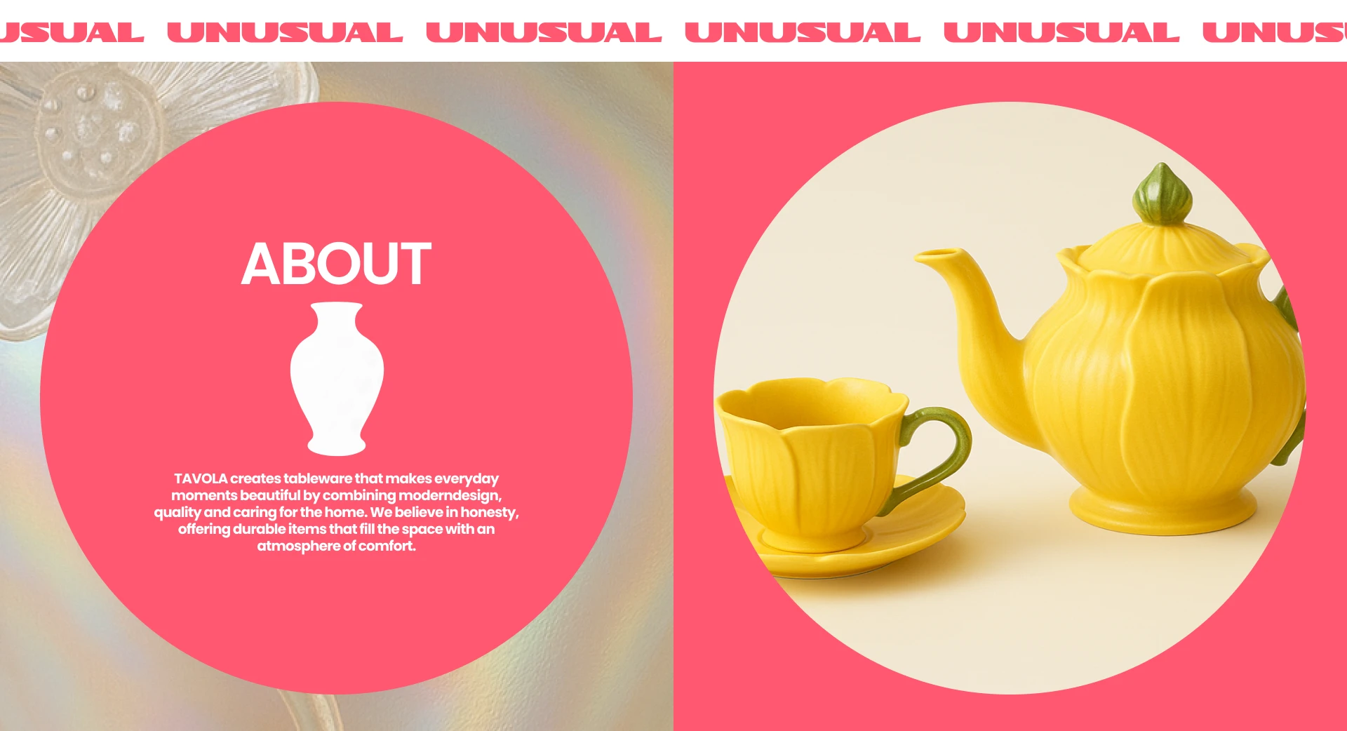 TAVOLA – website design — Изображение №2 — Интерфейсы на Dprofile