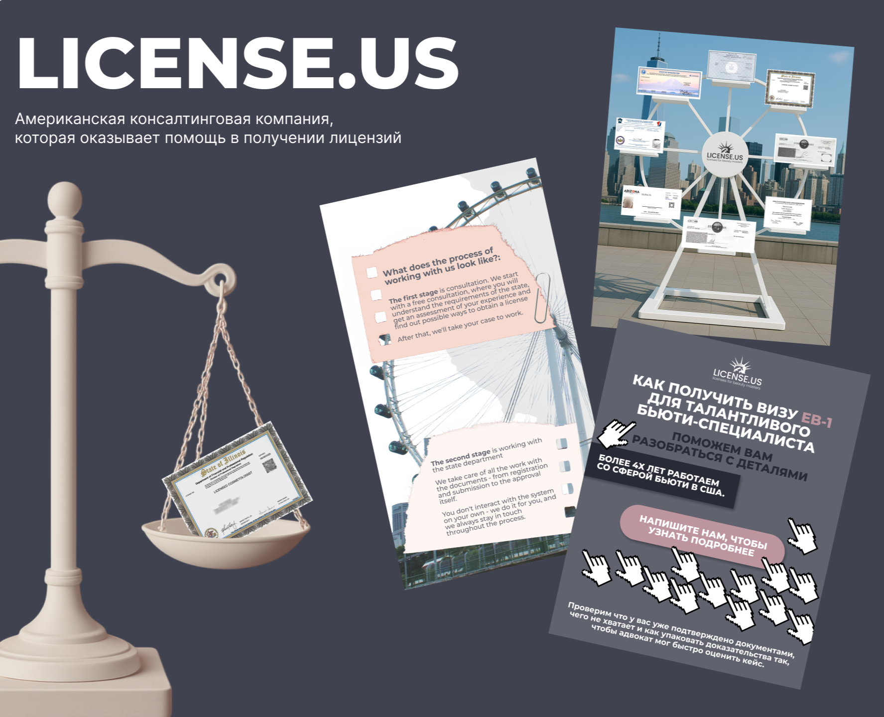 Оформление соцсетей консалтинговой компании из США под ключ — Брендинг, Маркетинг на Dprofile