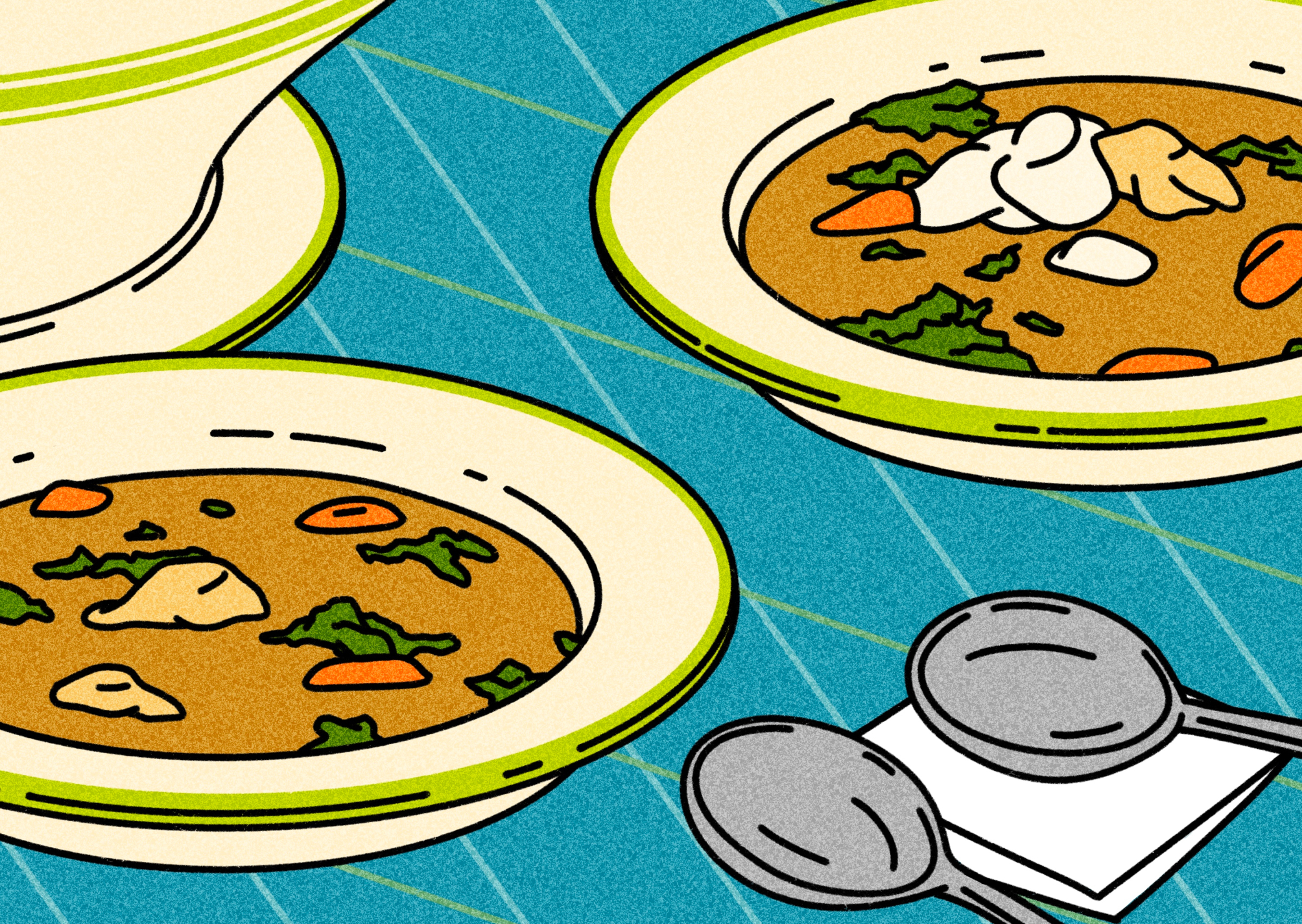 Серия интерьерных постеров для гастромаркета Еда Навсегда — Изображение №17 — Иллюстрация, Графика на Dprofile