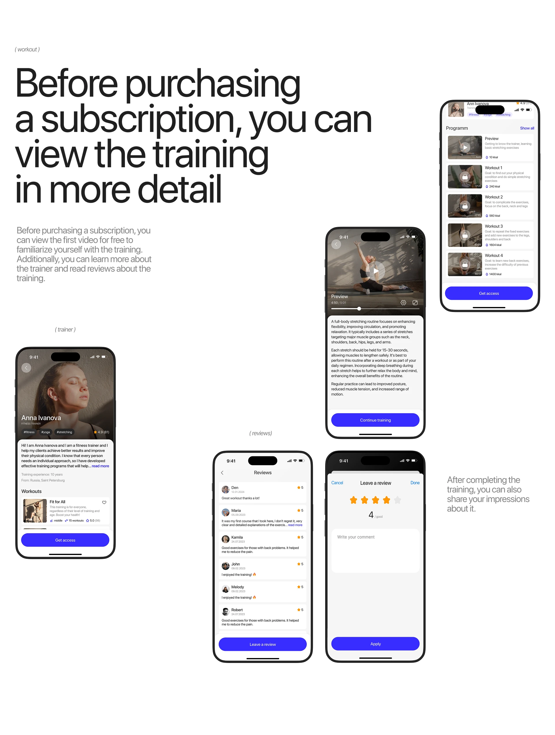 Niyama fitness app — Изображение №16 — Интерфейсы на Dprofile