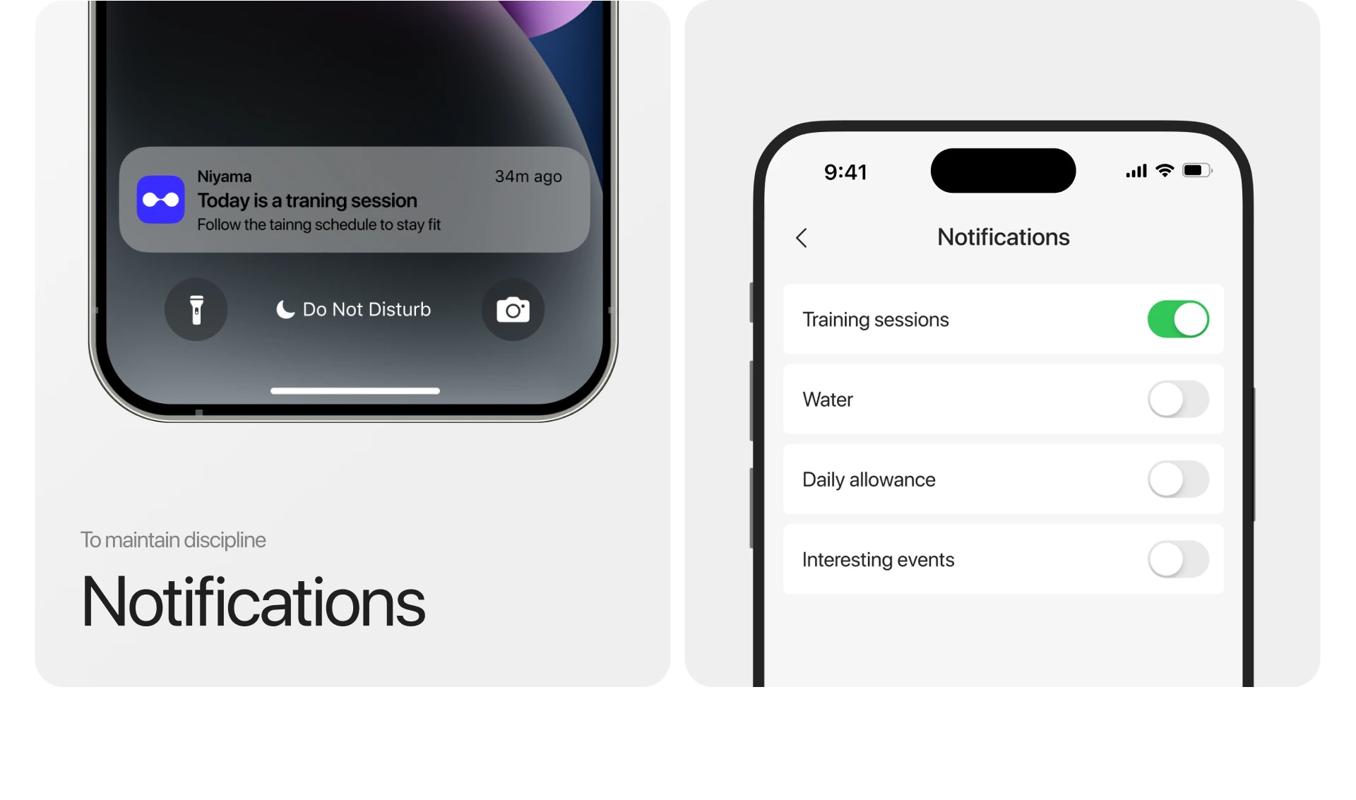 Niyama fitness app — Изображение №20 — Интерфейсы на Dprofile