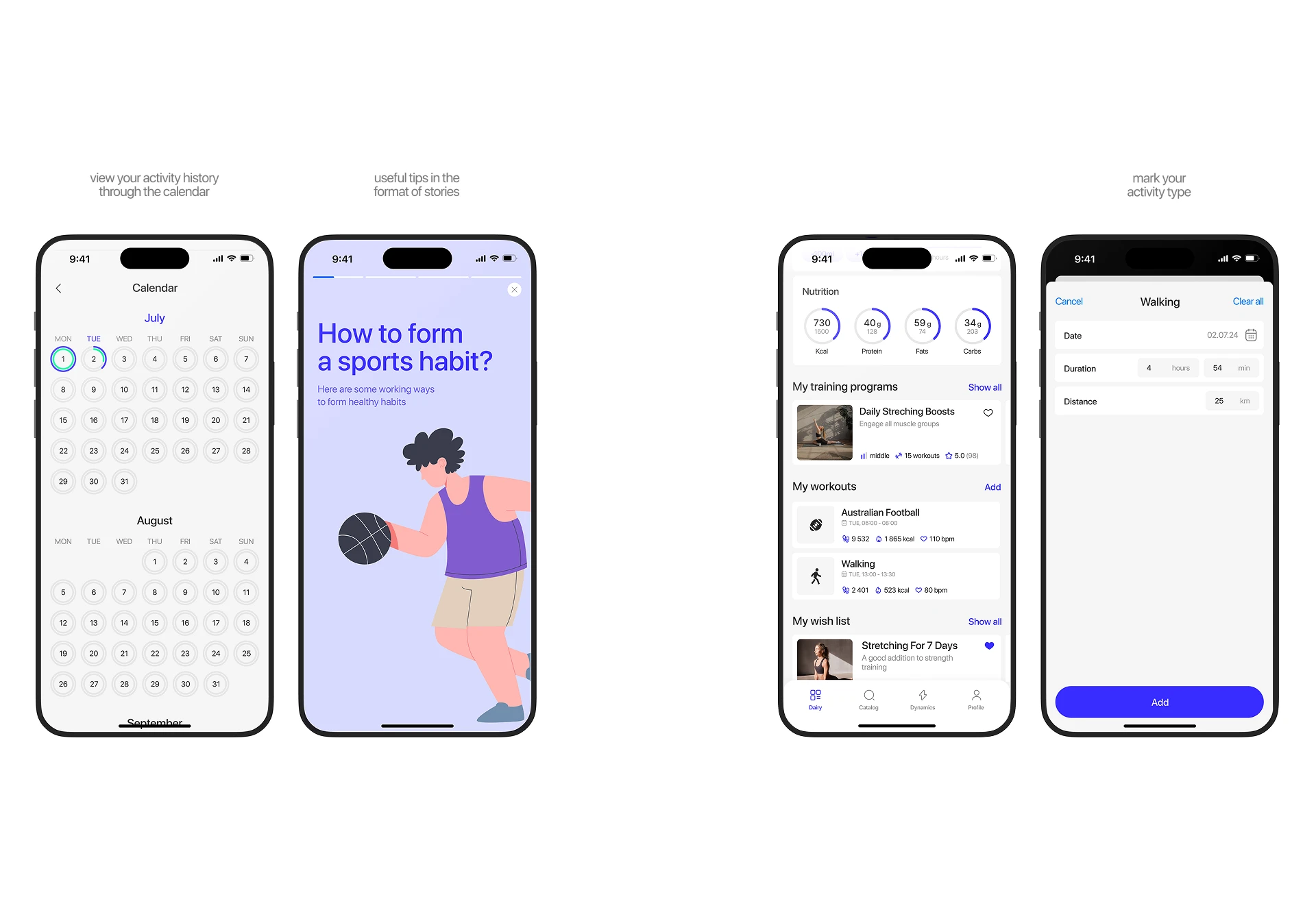 Niyama fitness app — Изображение №12 — Интерфейсы на Dprofile