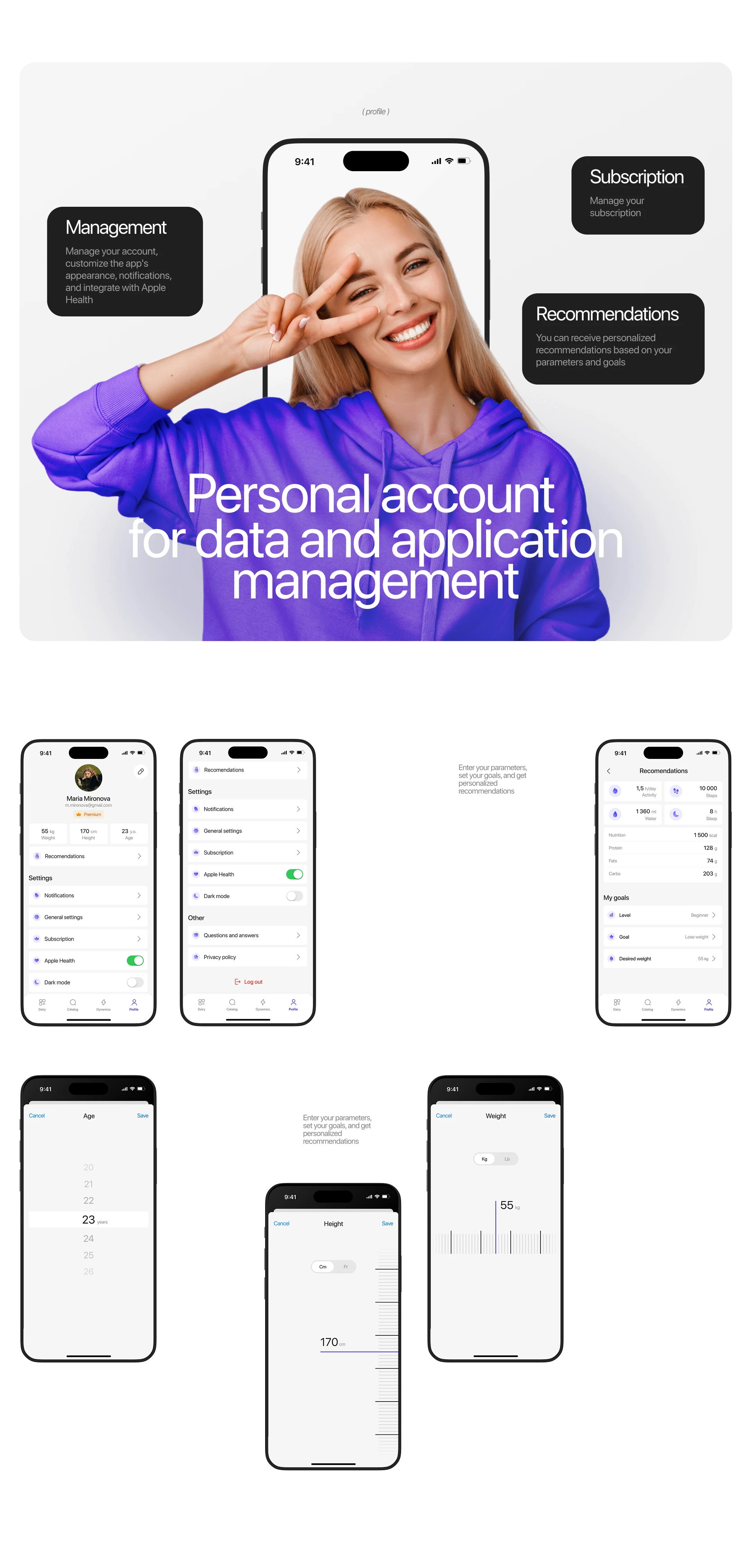 Niyama fitness app — Изображение №19 — Интерфейсы на Dprofile