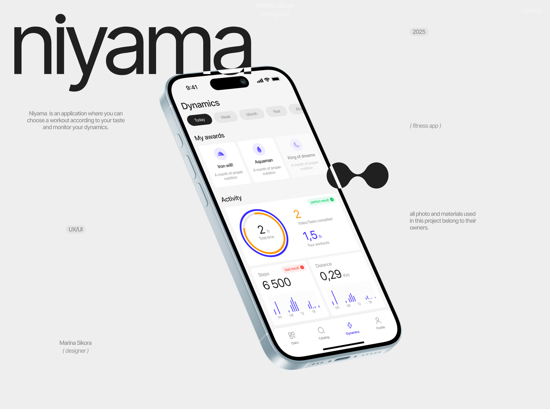 Niyama fitness app — Изображение №1 — Интерфейсы на Dprofile