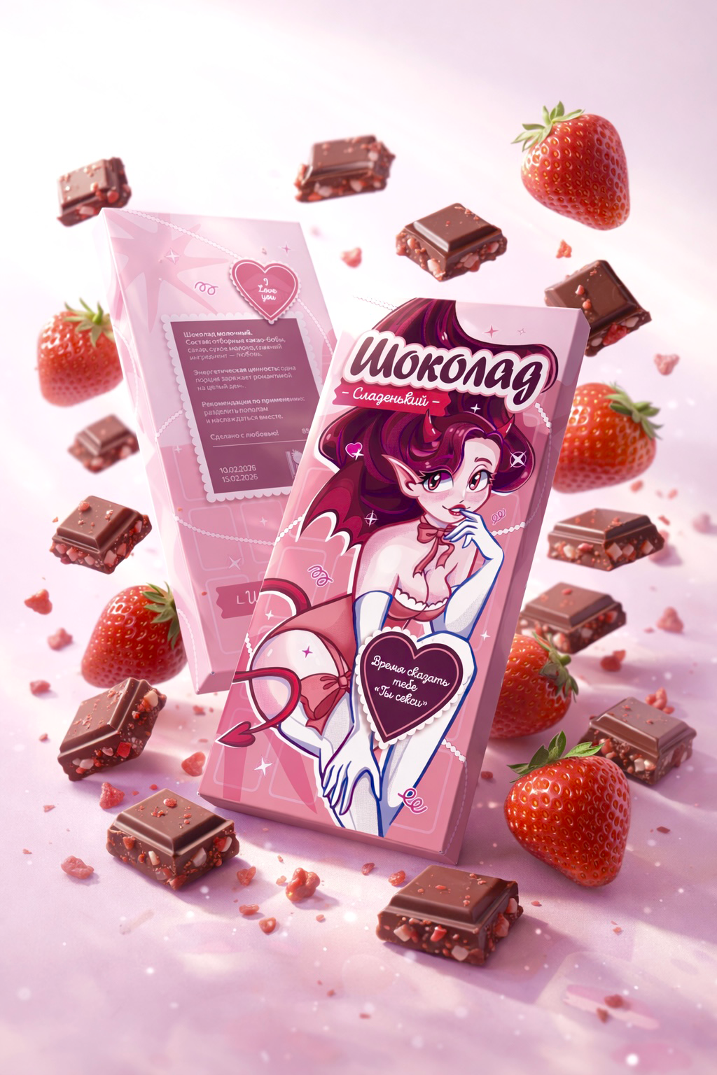 Шоко Валентинка — Изображение №7 — Брендинг, Иллюстрация на Dprofile