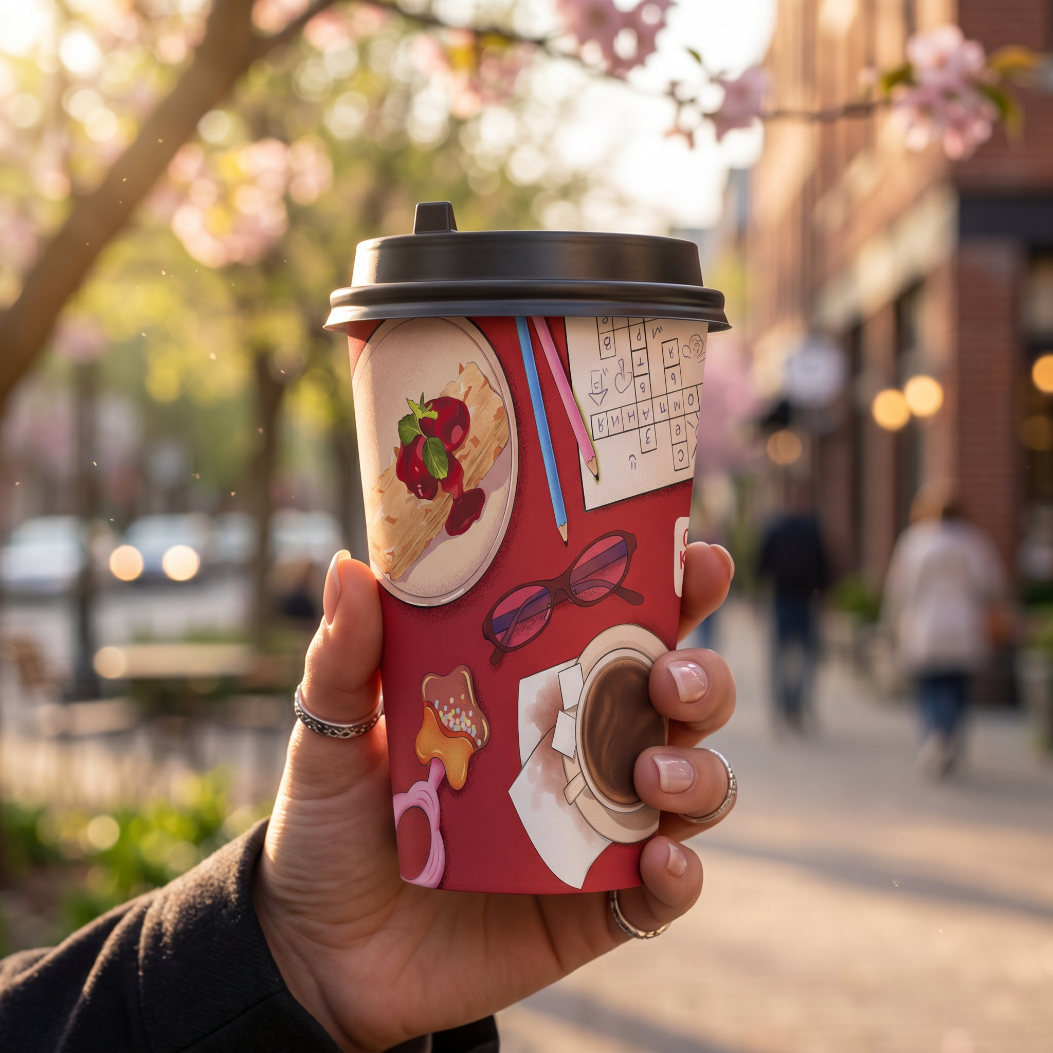 Иллюстрации для кофейных стаканчиков — Изображение №11 — Брендинг, Иллюстрация на Dprofile