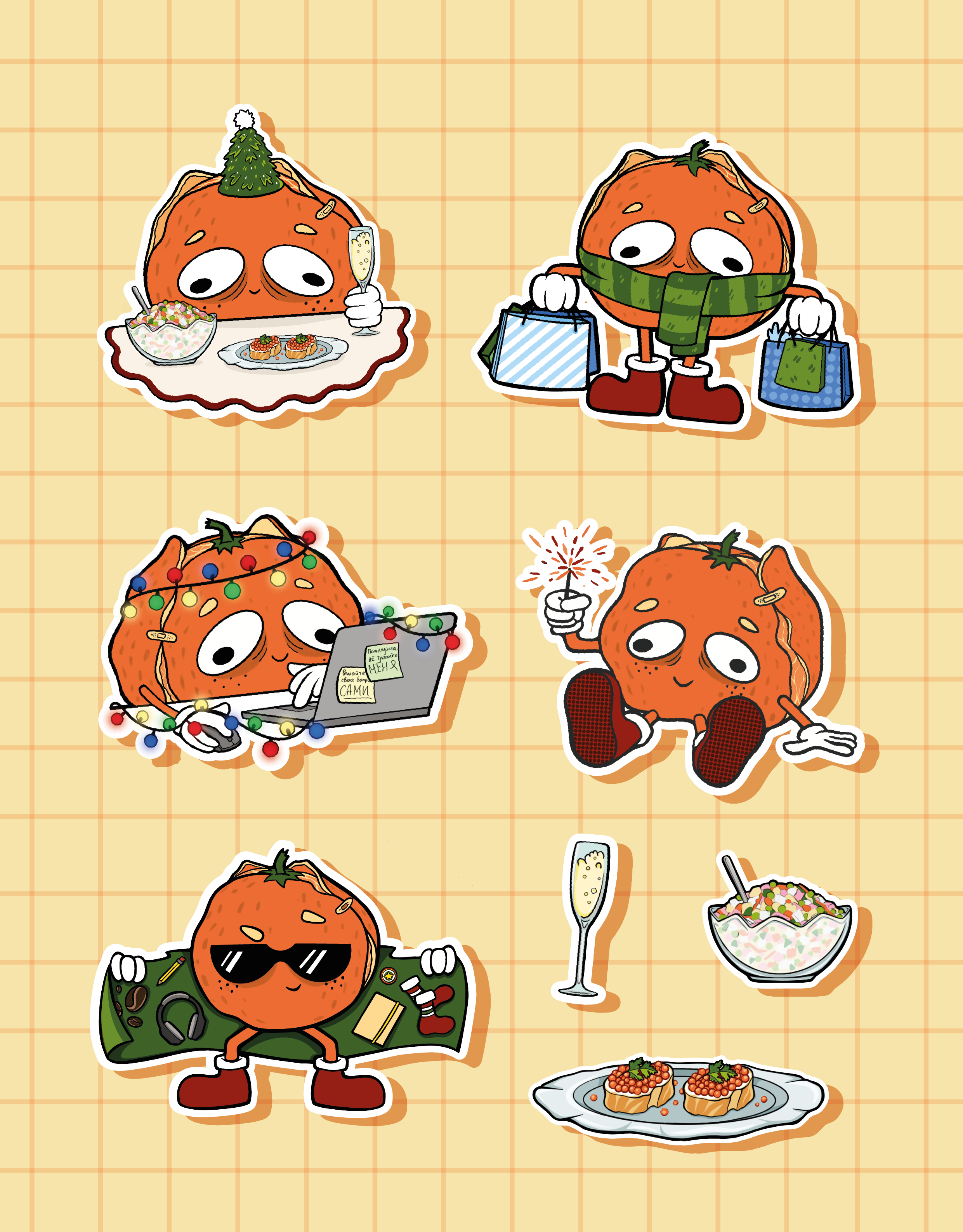 Стикерпак — Изображение №3 — Брендинг, Иллюстрация на Dprofile