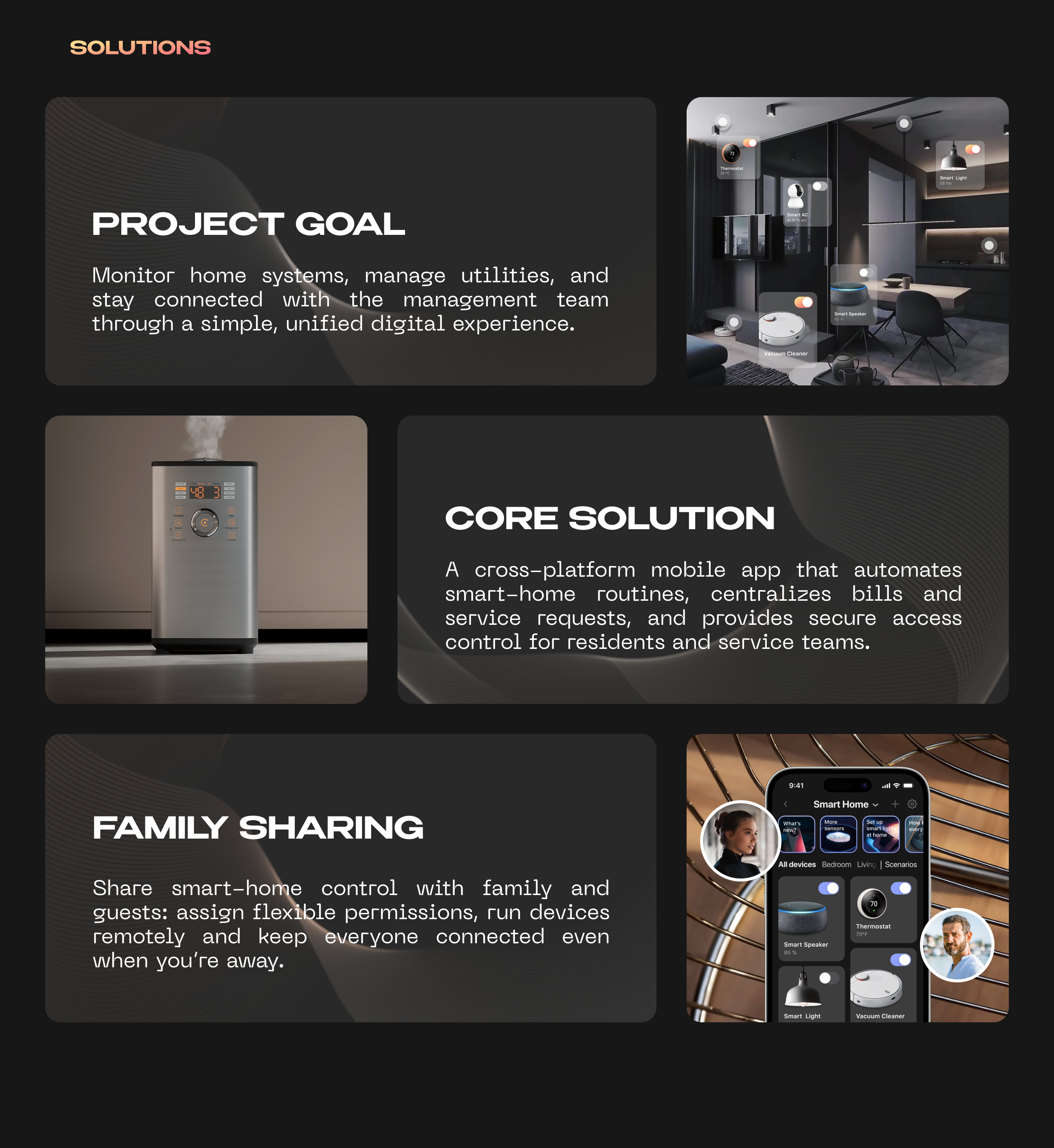 EPIC — Smart Home — Изображение №3 — Интерфейсы, Анимация на Dprofile