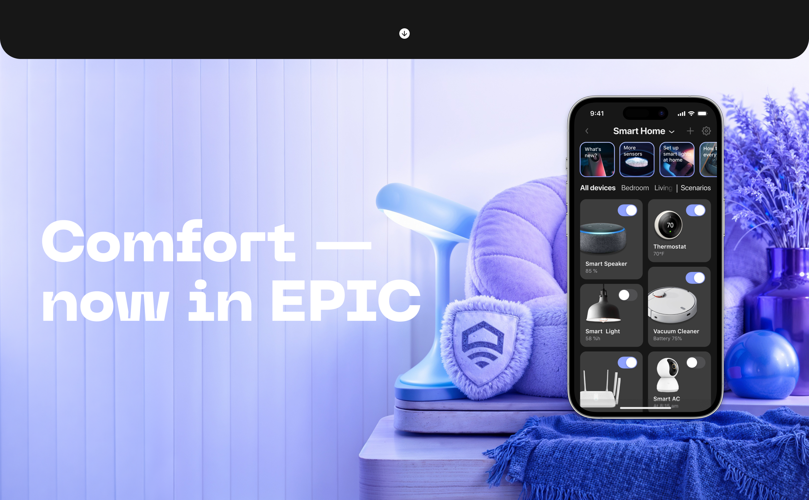 EPIC — Smart Home — Изображение №17 — Интерфейсы, Анимация на Dprofile