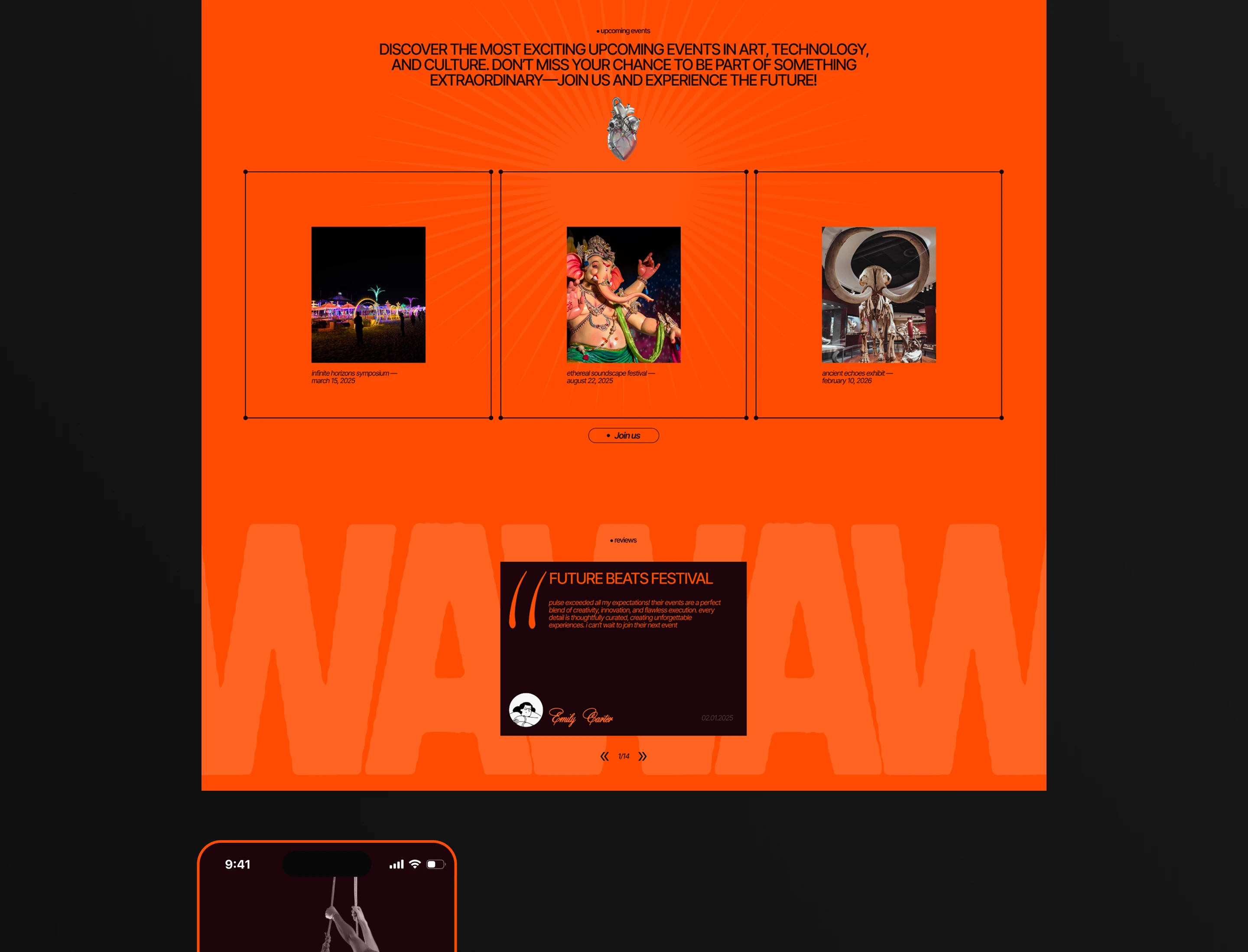 Pulse Event Company — Изображение №5 — Интерфейсы, Брендинг на Dprofile