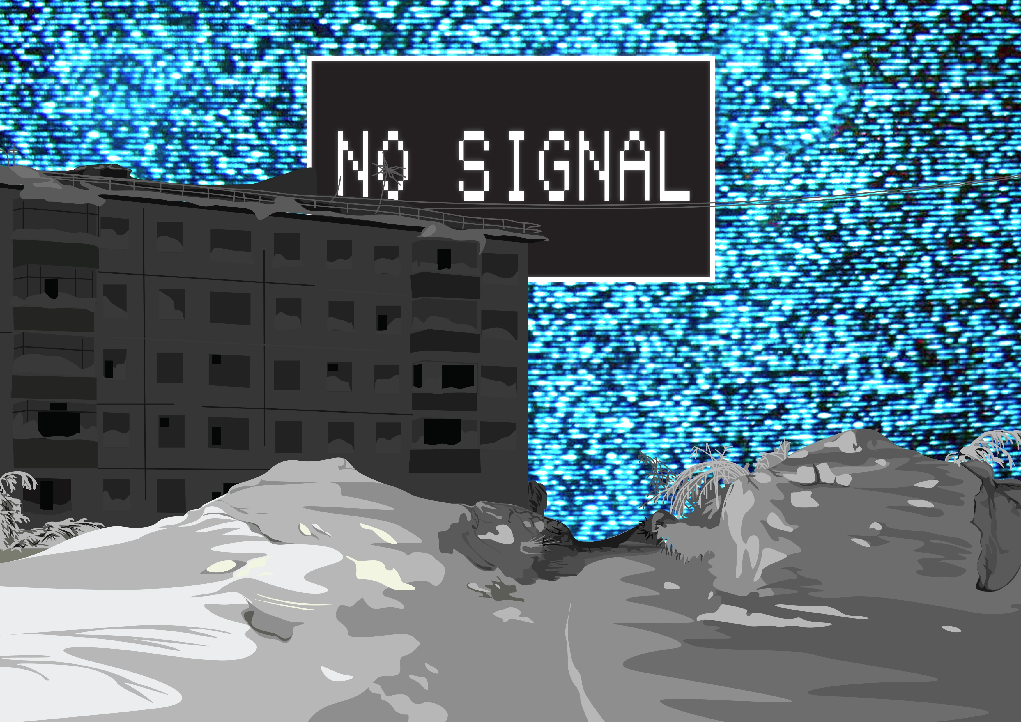 Серия постеров NO SIGNAL — Изображение №4 — Иллюстрация, Графика на Dprofile