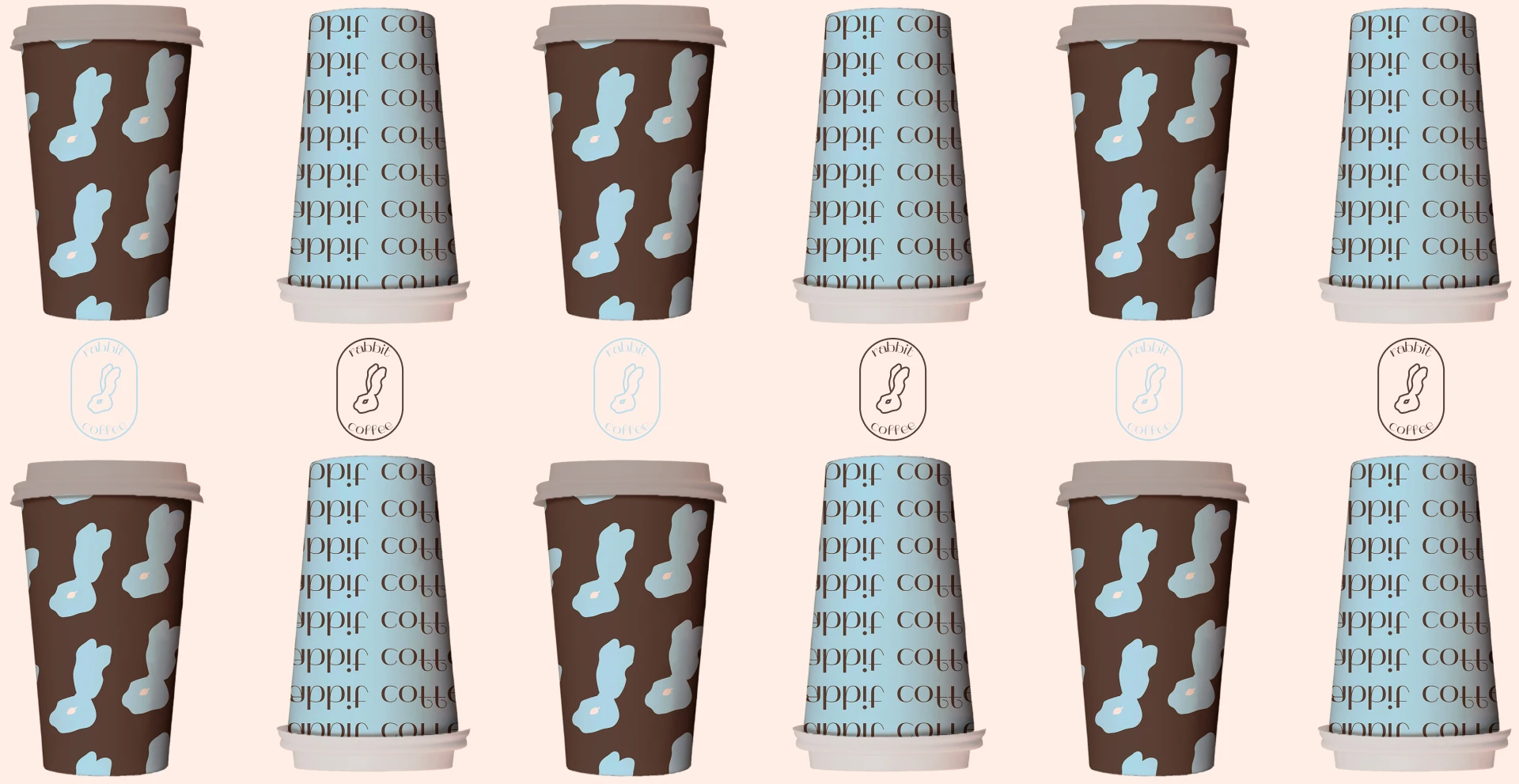 Rabbit Coffee - Фирменный стиль кофейни — Изображение №5 — Брендинг на Dprofile