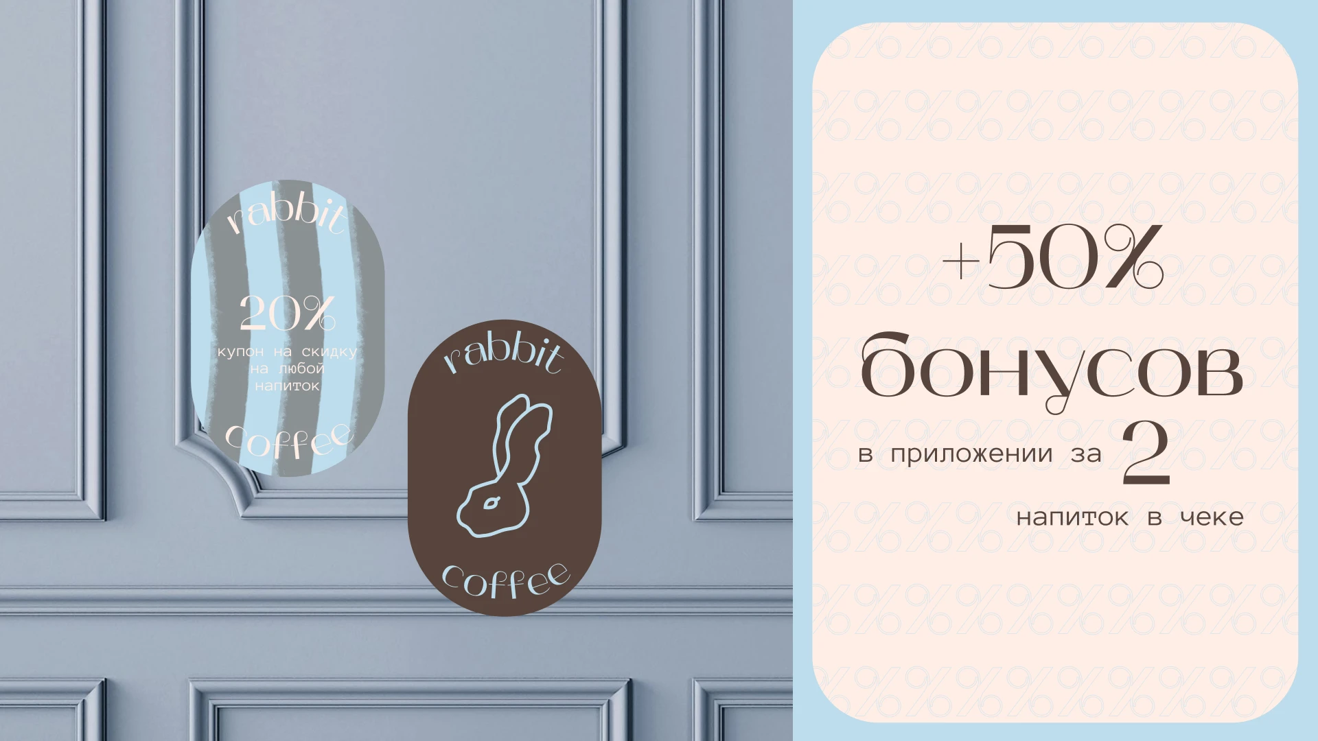 Rabbit Coffee - Фирменный стиль кофейни — Изображение №3 — Брендинг на Dprofile