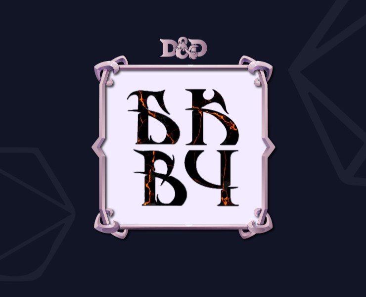 Буковки для D&D | БКВЧ | Буквальный челлендж 2025 — Иллюстрация, Графика на Dprofile