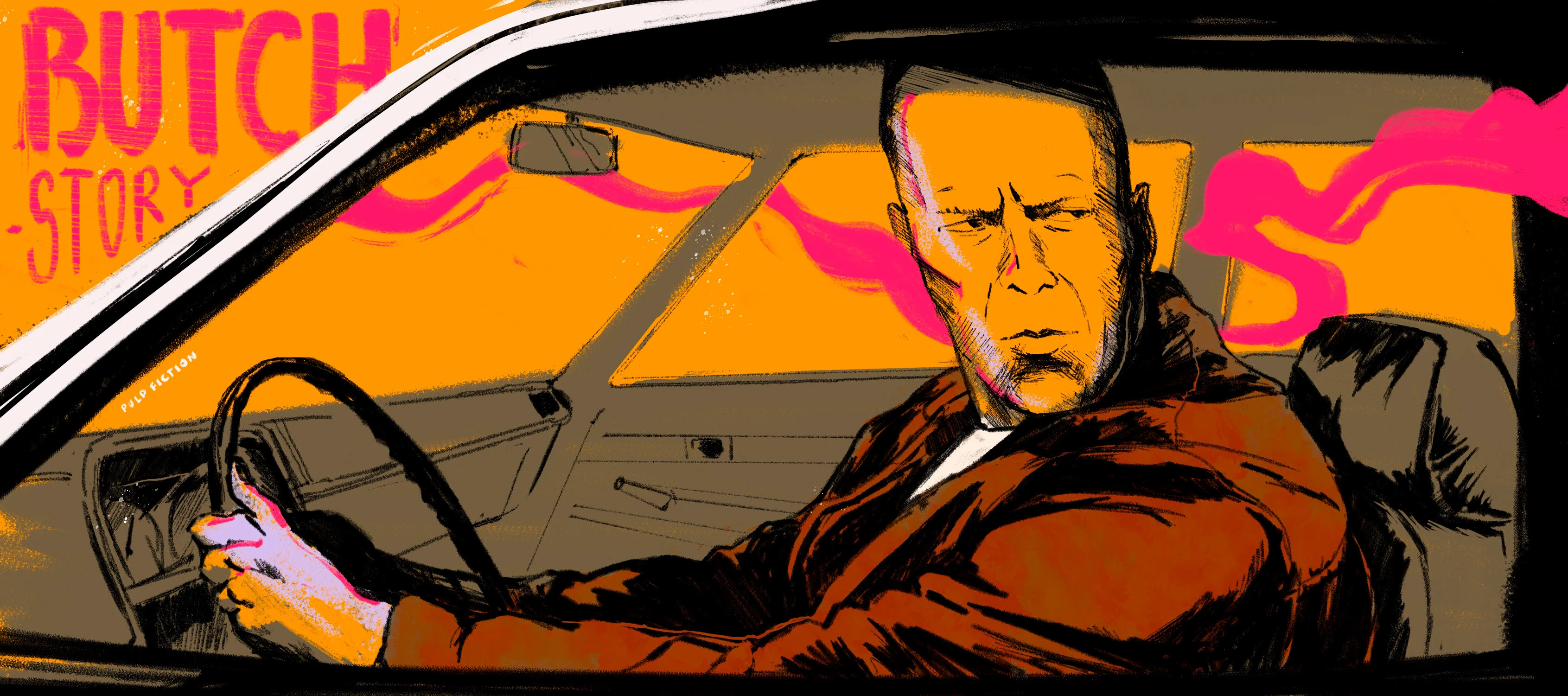 Pulp fiction stories/Butch — Изображение №1 — Иллюстрация на Dprofile
