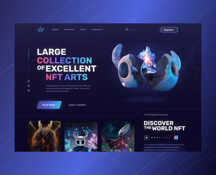 Hollow Realms: NFT Treasures на Dprofile