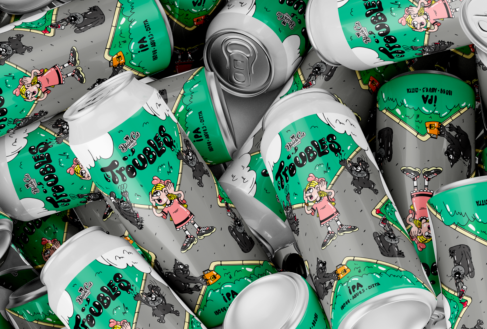 Black Cat Brewery | Крафтовое пиво — Изображение №4 — Брендинг, Иллюстрация на Dprofile