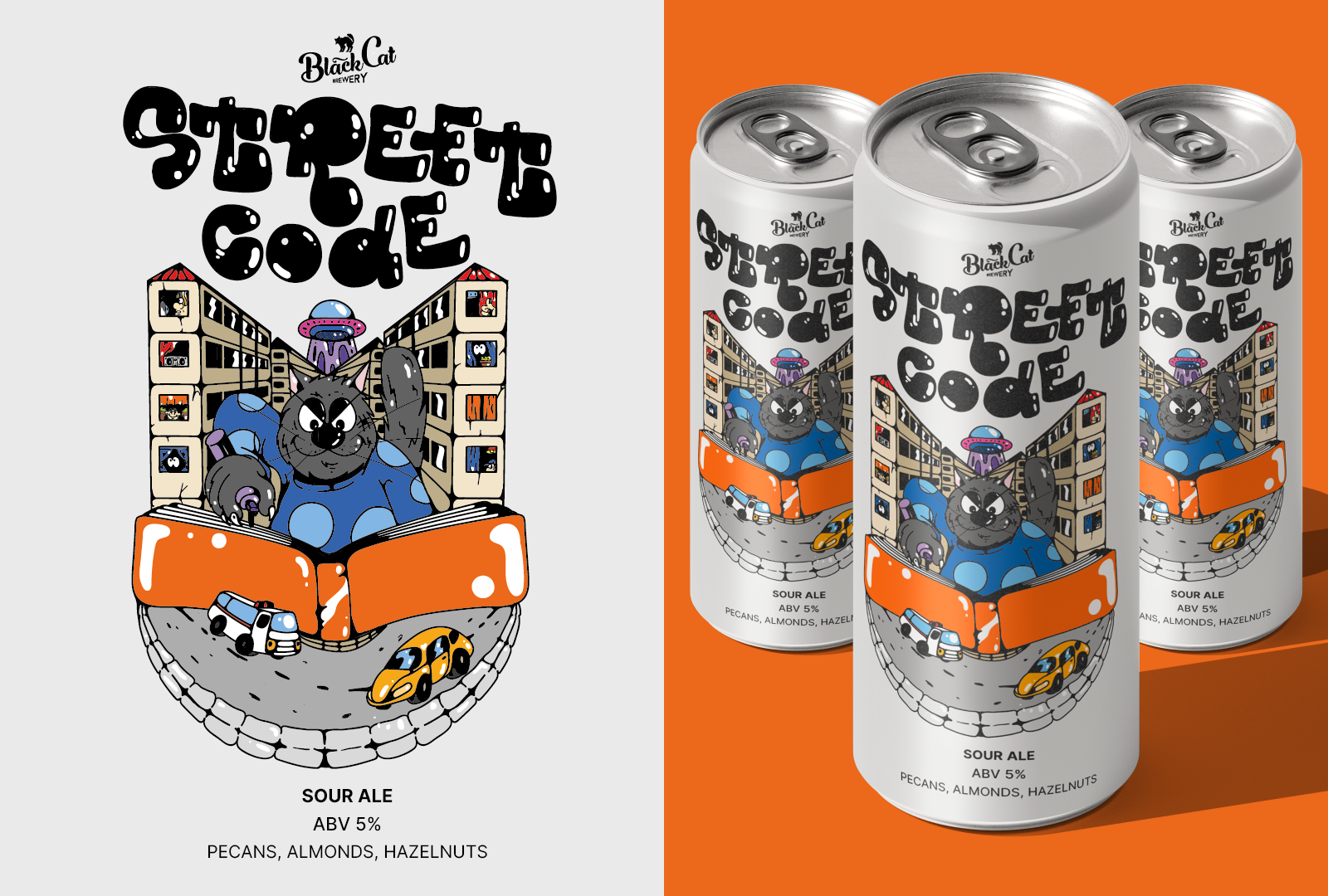 Black Cat Brewery | Крафтовое пиво — Изображение №5 — Брендинг, Иллюстрация на Dprofile