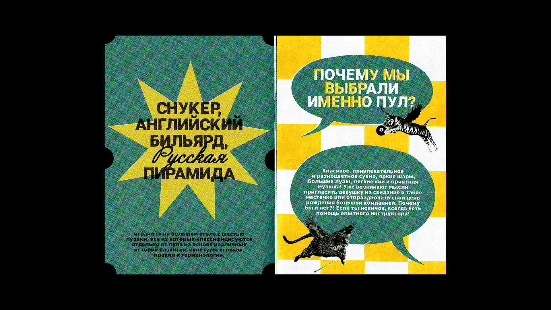 Зин для бильярдного клуба «‎8 шаров»‎ — Изображение №6 — Иллюстрация, Графика на Dprofile