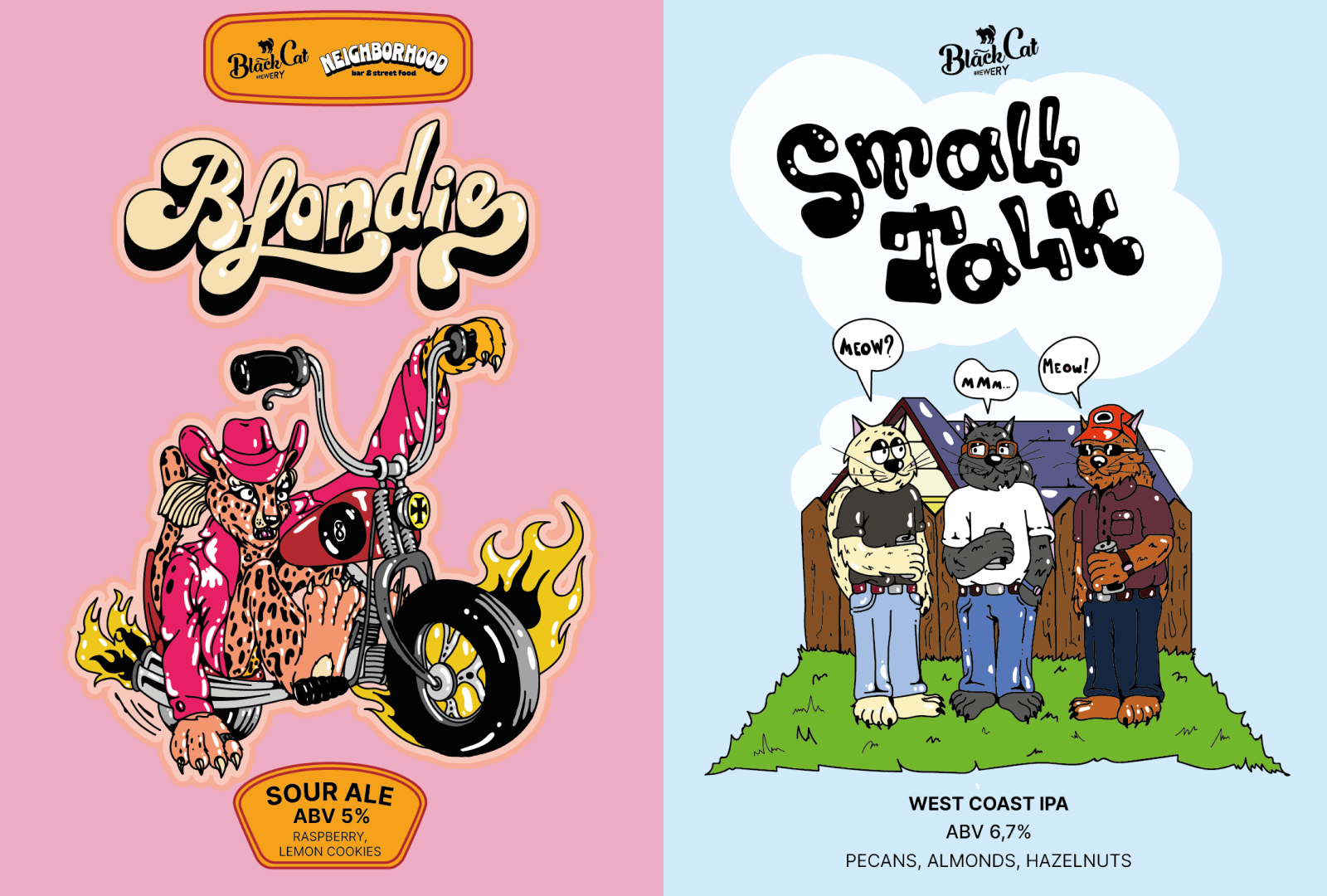 Black Cat Brewery | Крафтовое пиво — Изображение №9 — Брендинг, Иллюстрация на Dprofile