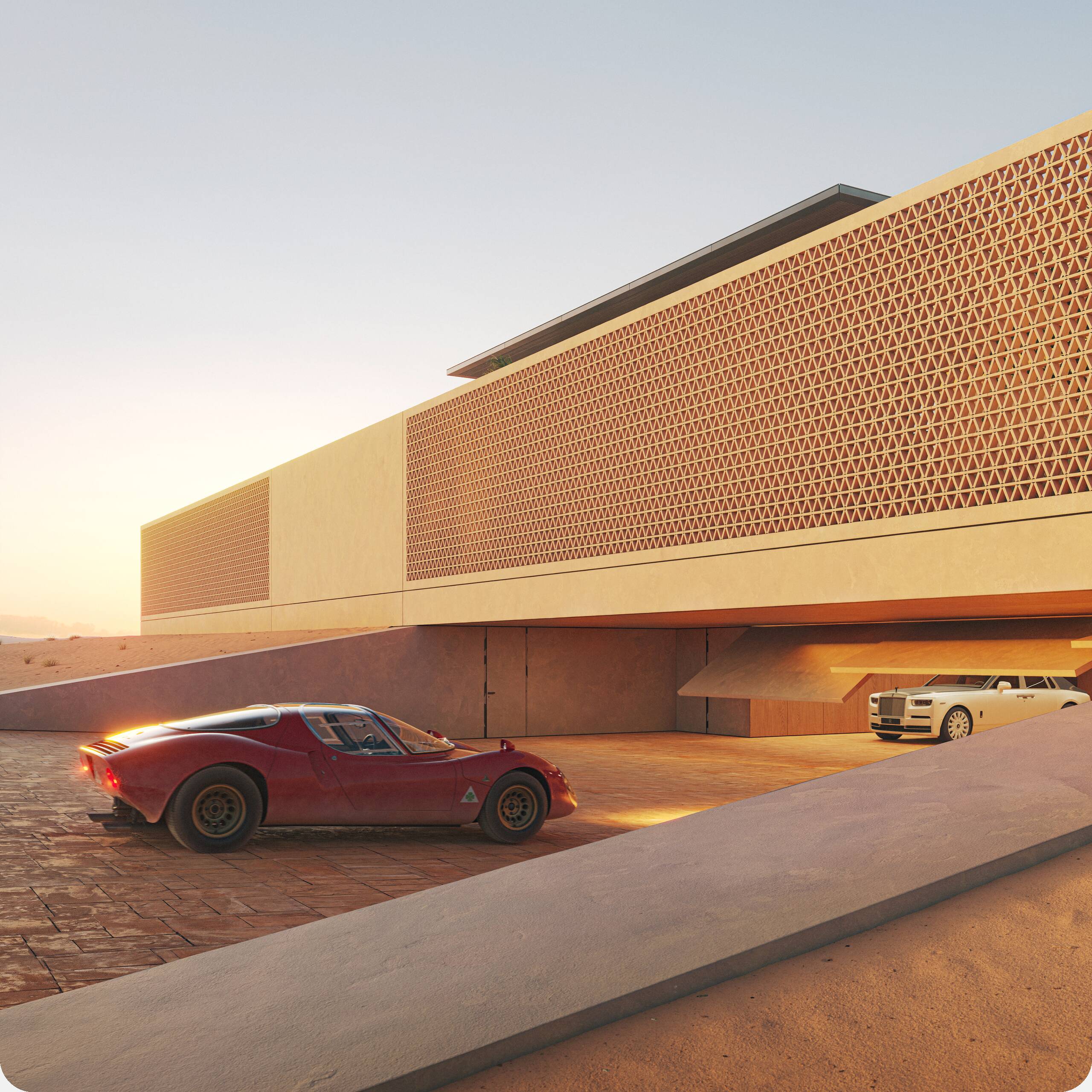 Резиденция Al Faw, 1 500 м² — Изображение №21 — 3D, Архитектура на Dprofile