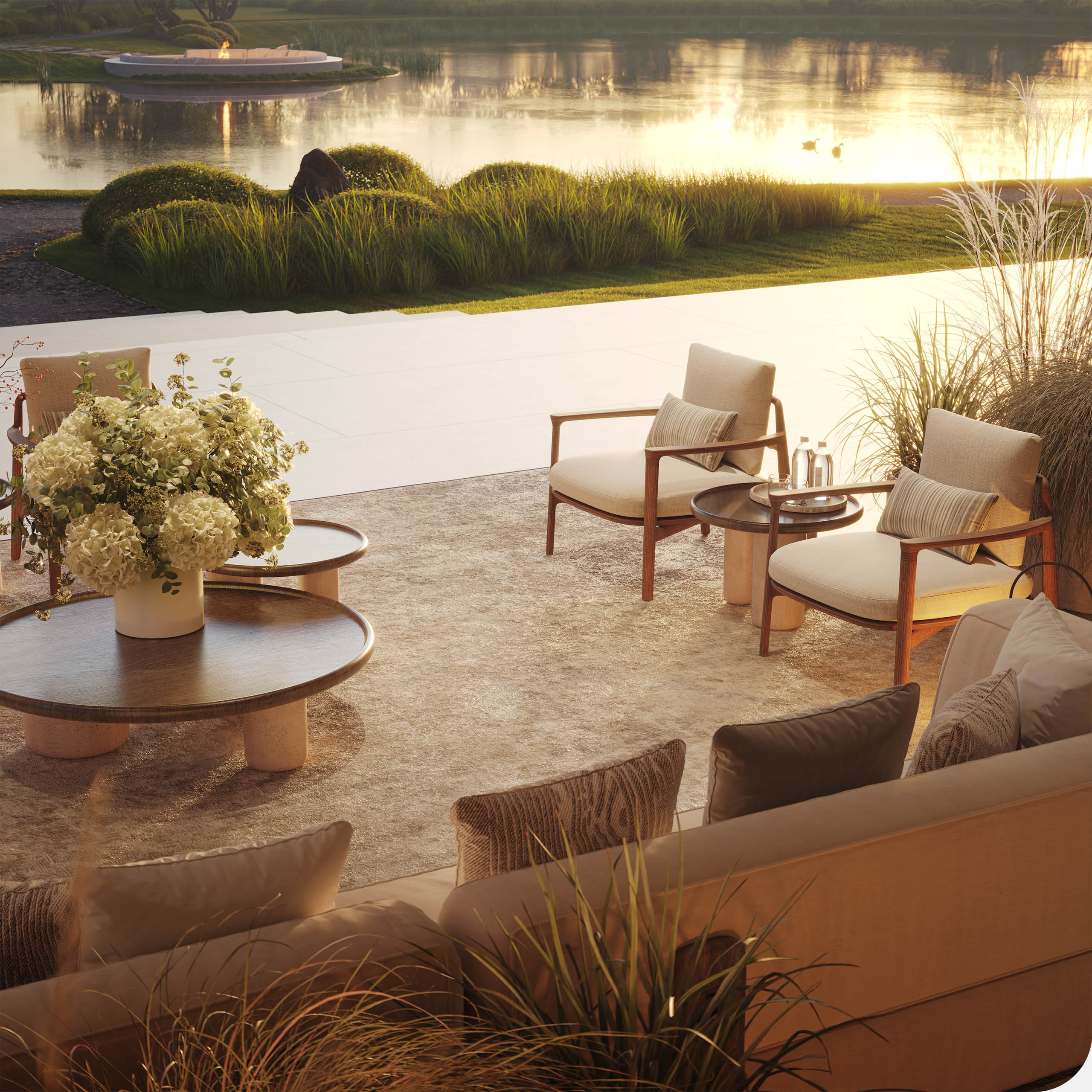 Резиденция Serene Lake, 1 800 м² — Изображение №19 — Архитектура на Dprofile