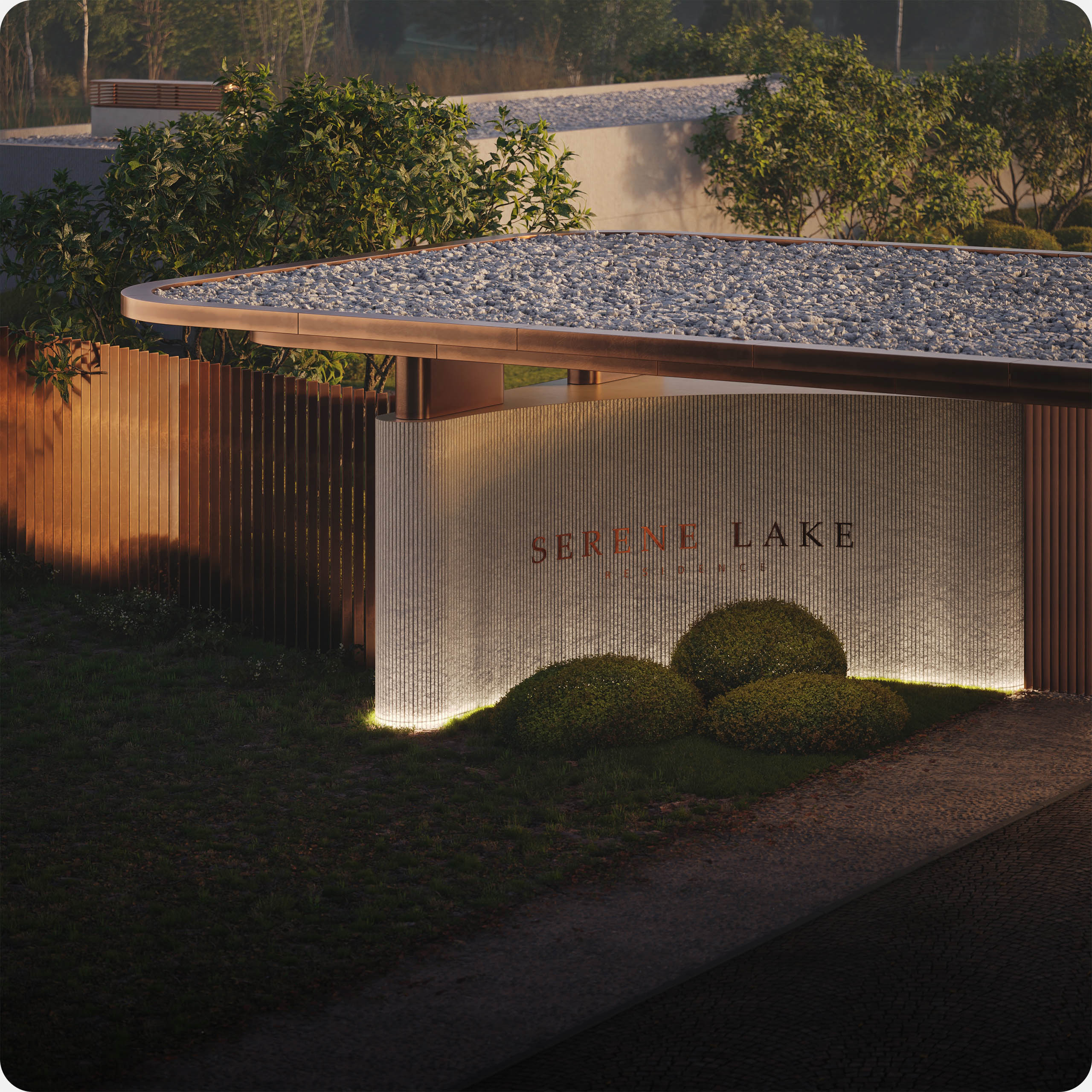 Резиденция Serene Lake, 1 800 м² — Изображение №6 — Архитектура на Dprofile