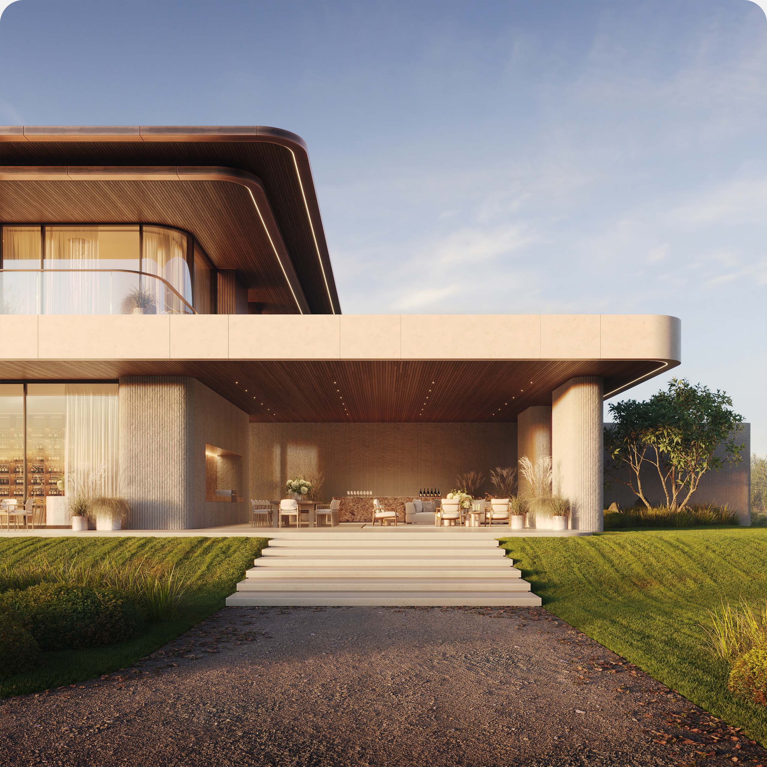 Резиденция Serene Lake, 1 800 м² — Изображение №17 — Архитектура на Dprofile