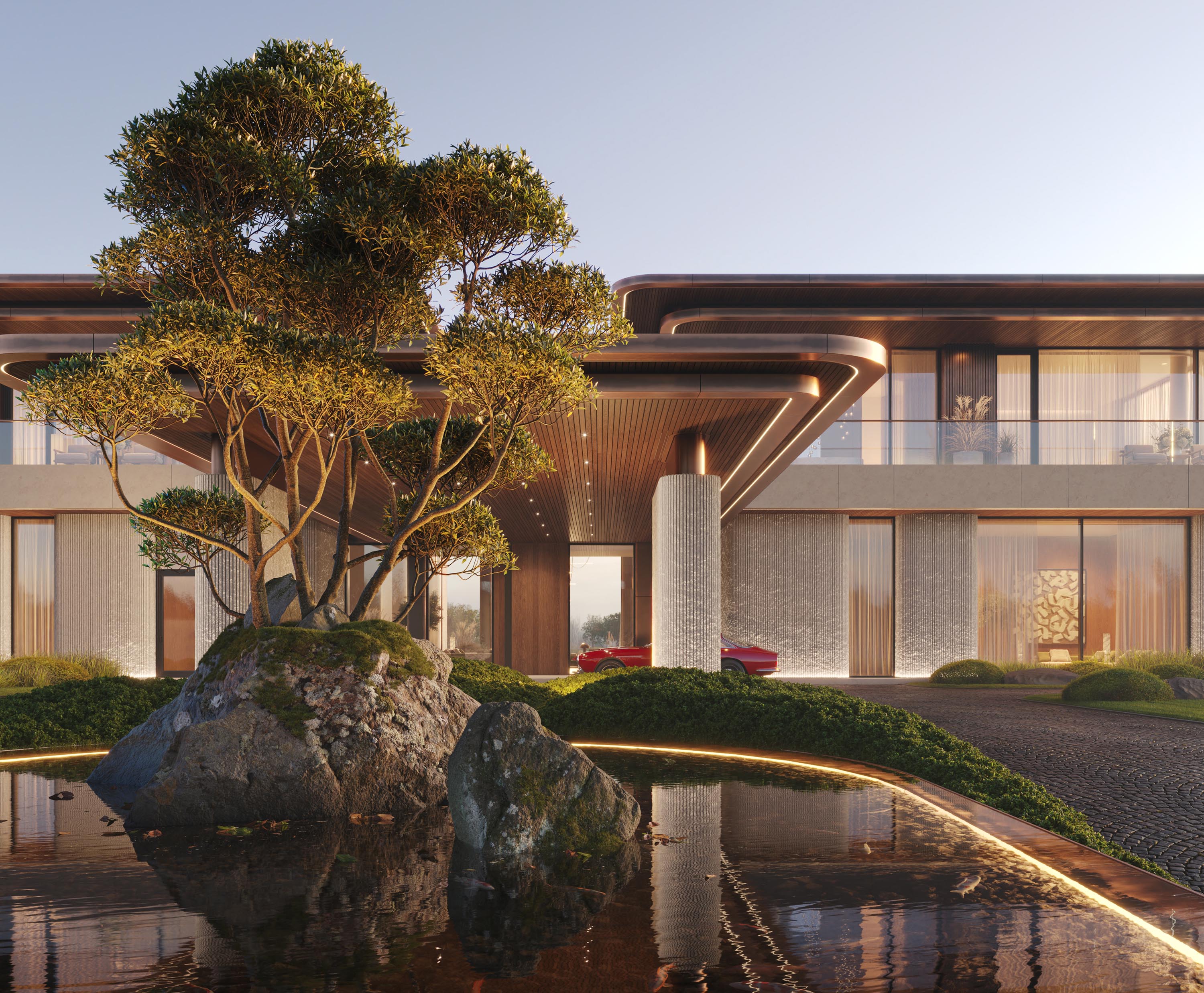 Резиденция Serene Lake, 1 800 м² — Изображение №1 — Архитектура на Dprofile
