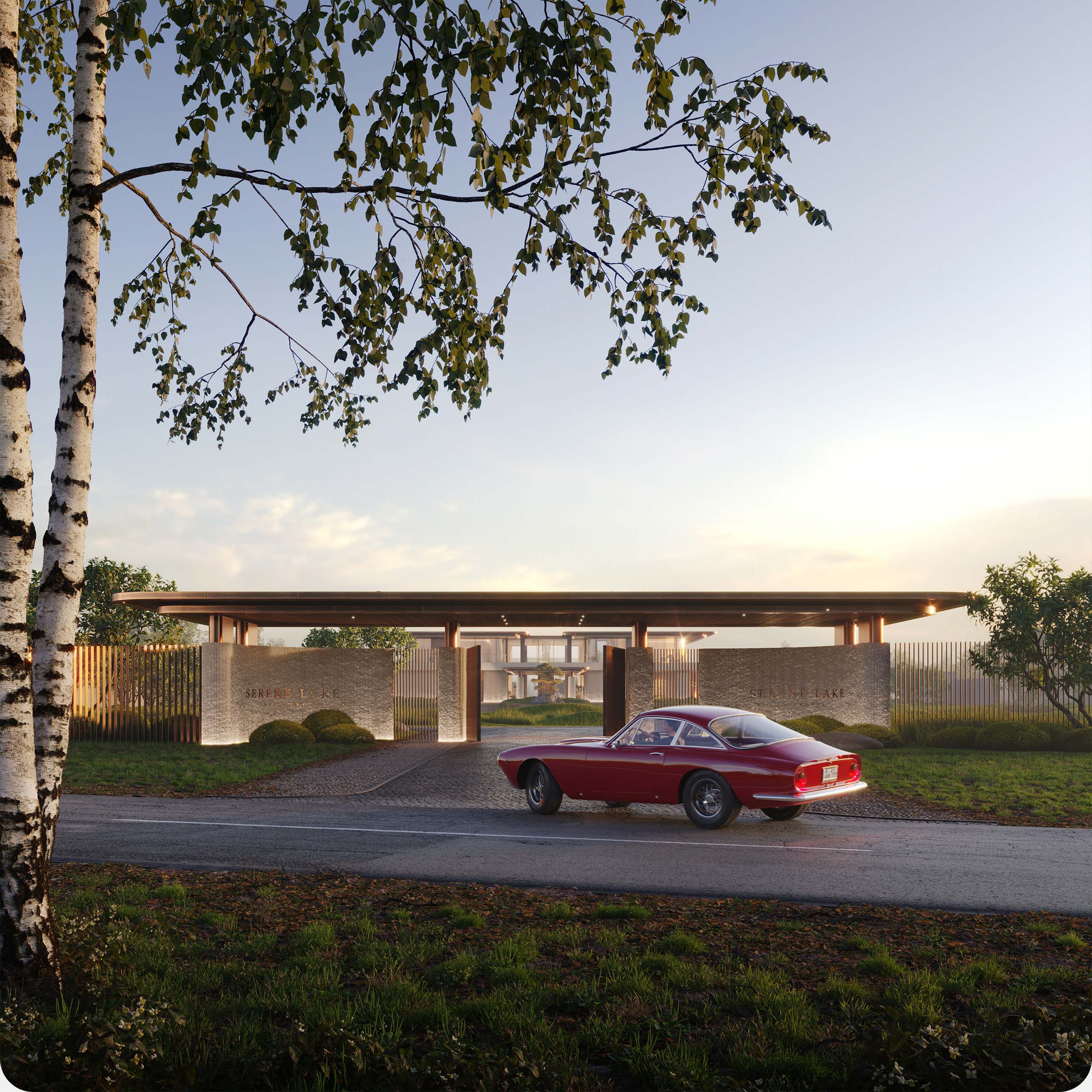 Резиденция Serene Lake, 1 800 м² — Изображение №5 — Архитектура на Dprofile