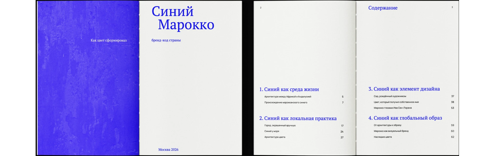 Синий Марокко | Дизайн книги — Изображение №3 — Графика на Dprofile
